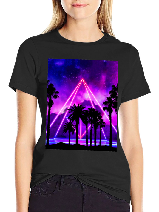 Neon Palm Tree T-Shirt