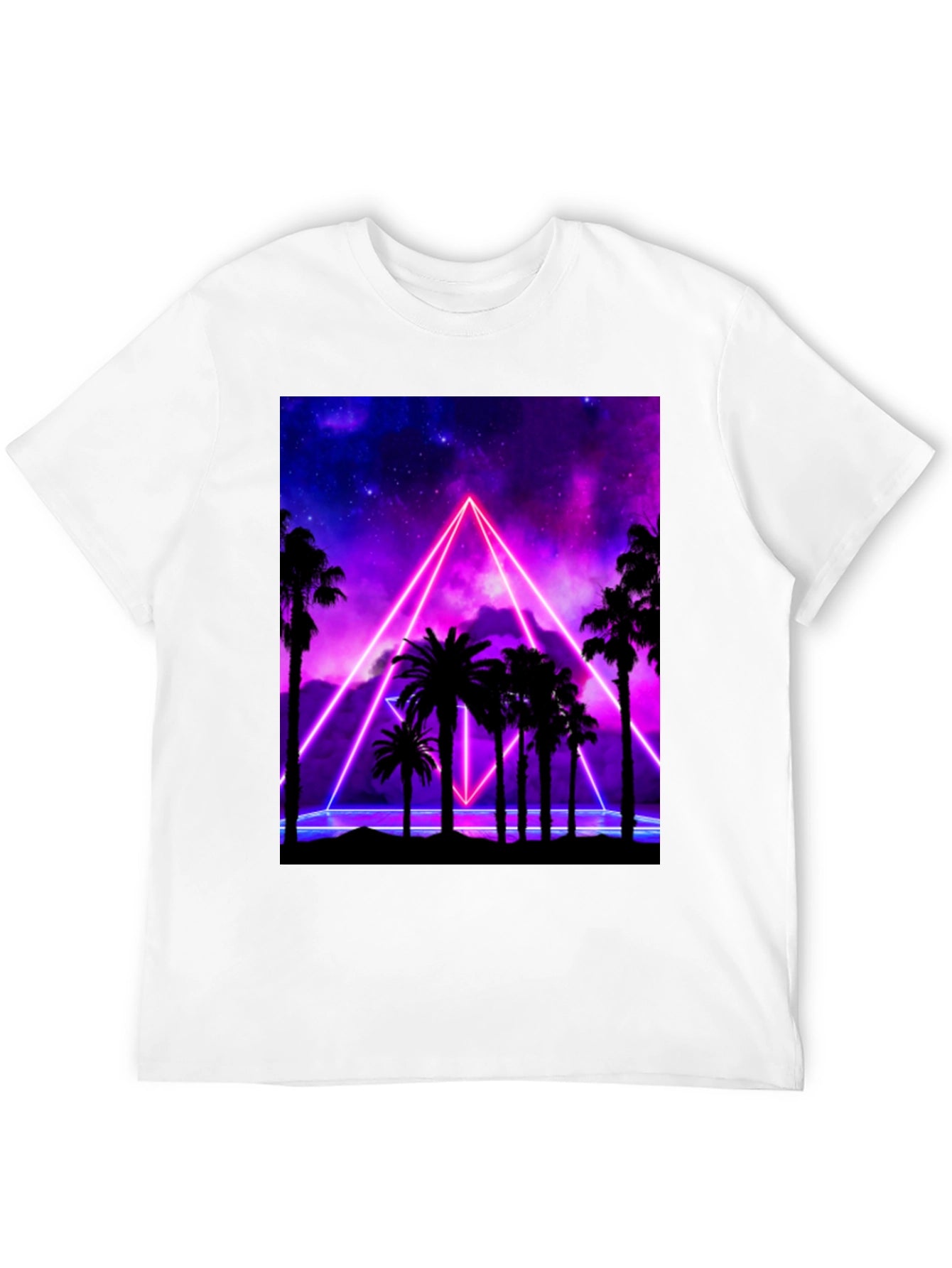 Neon Palm Tree T-Shirt