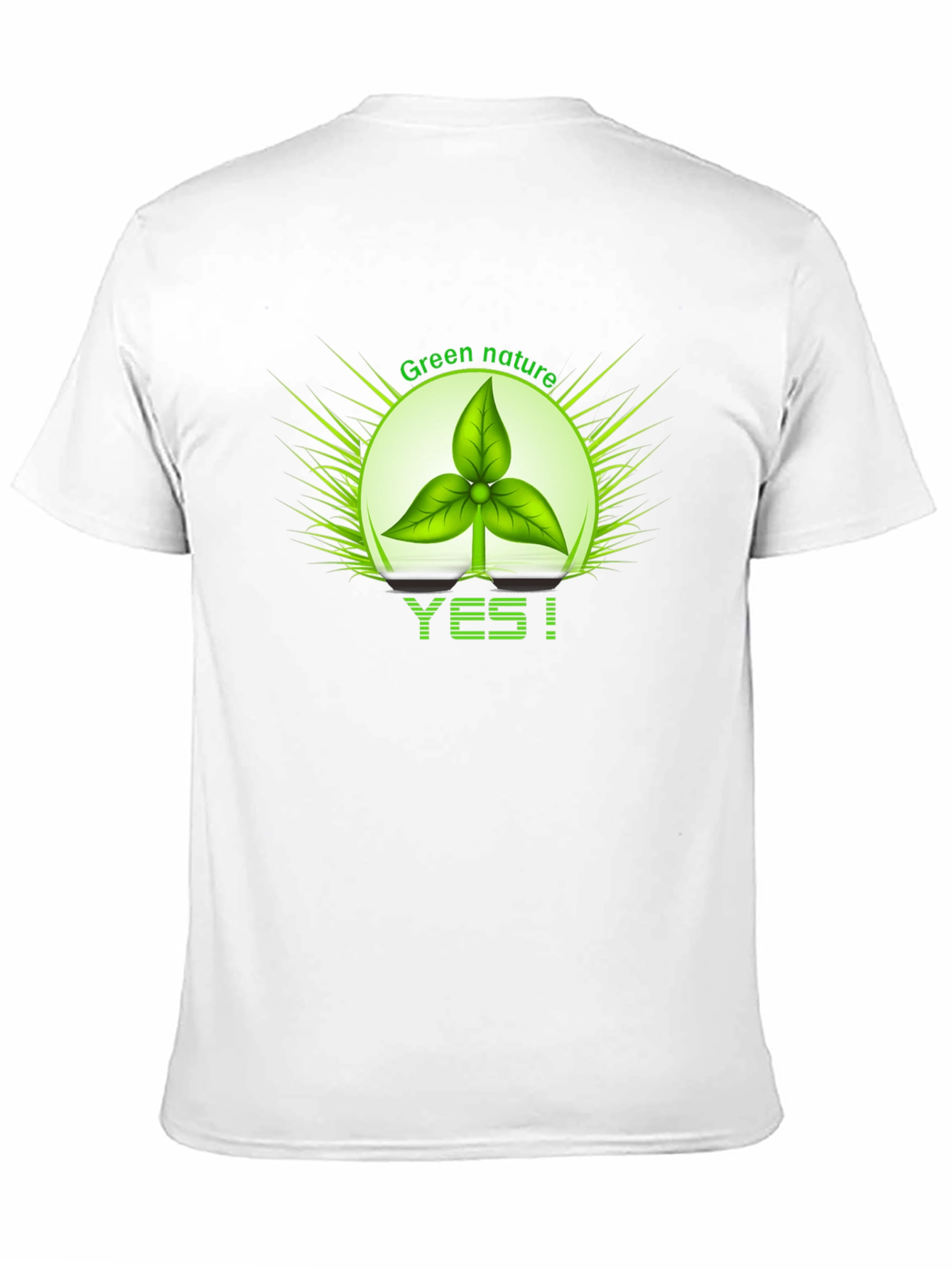 Eco-Friendly Green Nature Graphic Tee