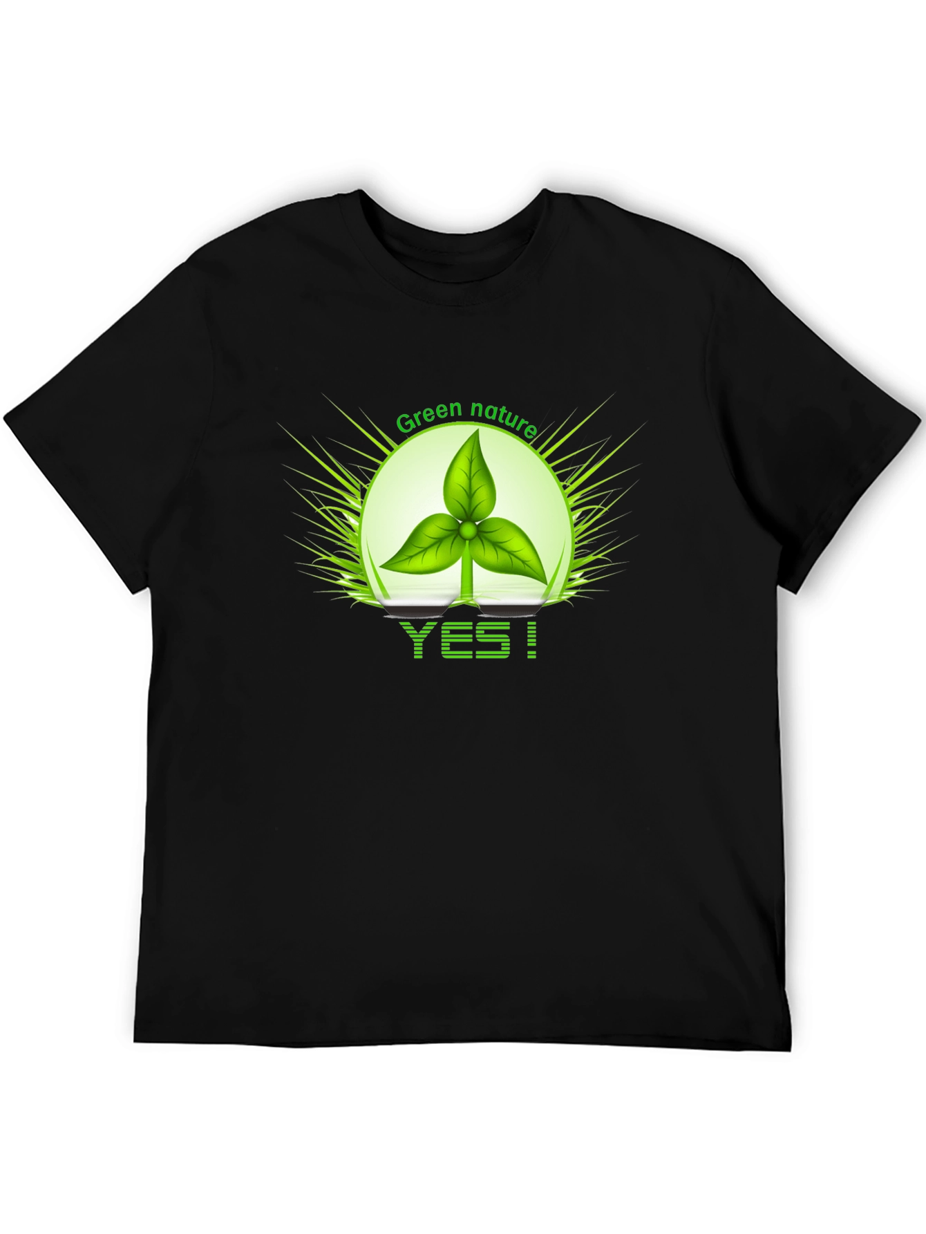 Eco-Friendly Green Nature Graphic Tee