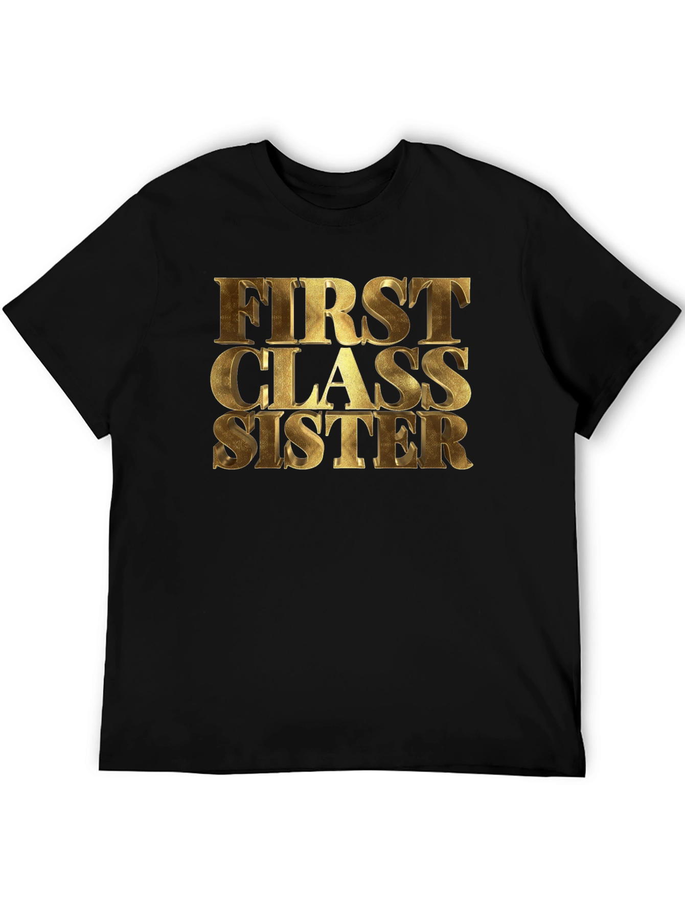 First Class Sister Graphic Tee - Black