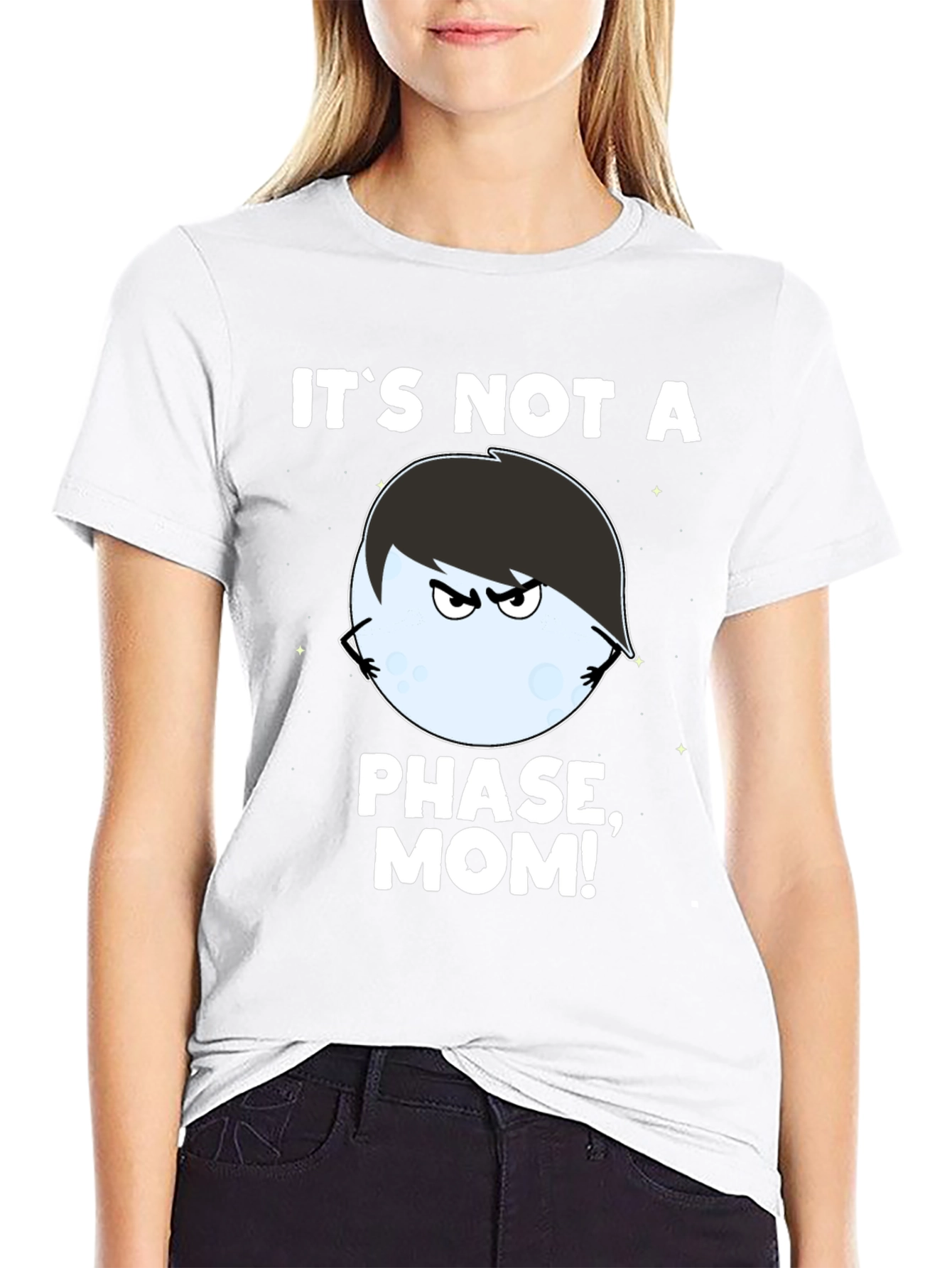 Emo Moon Phase Graphic Tee