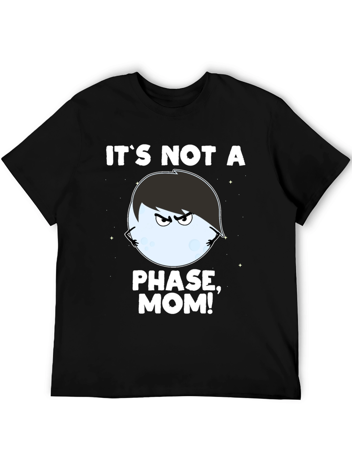 Emo Moon Phase Graphic Tee