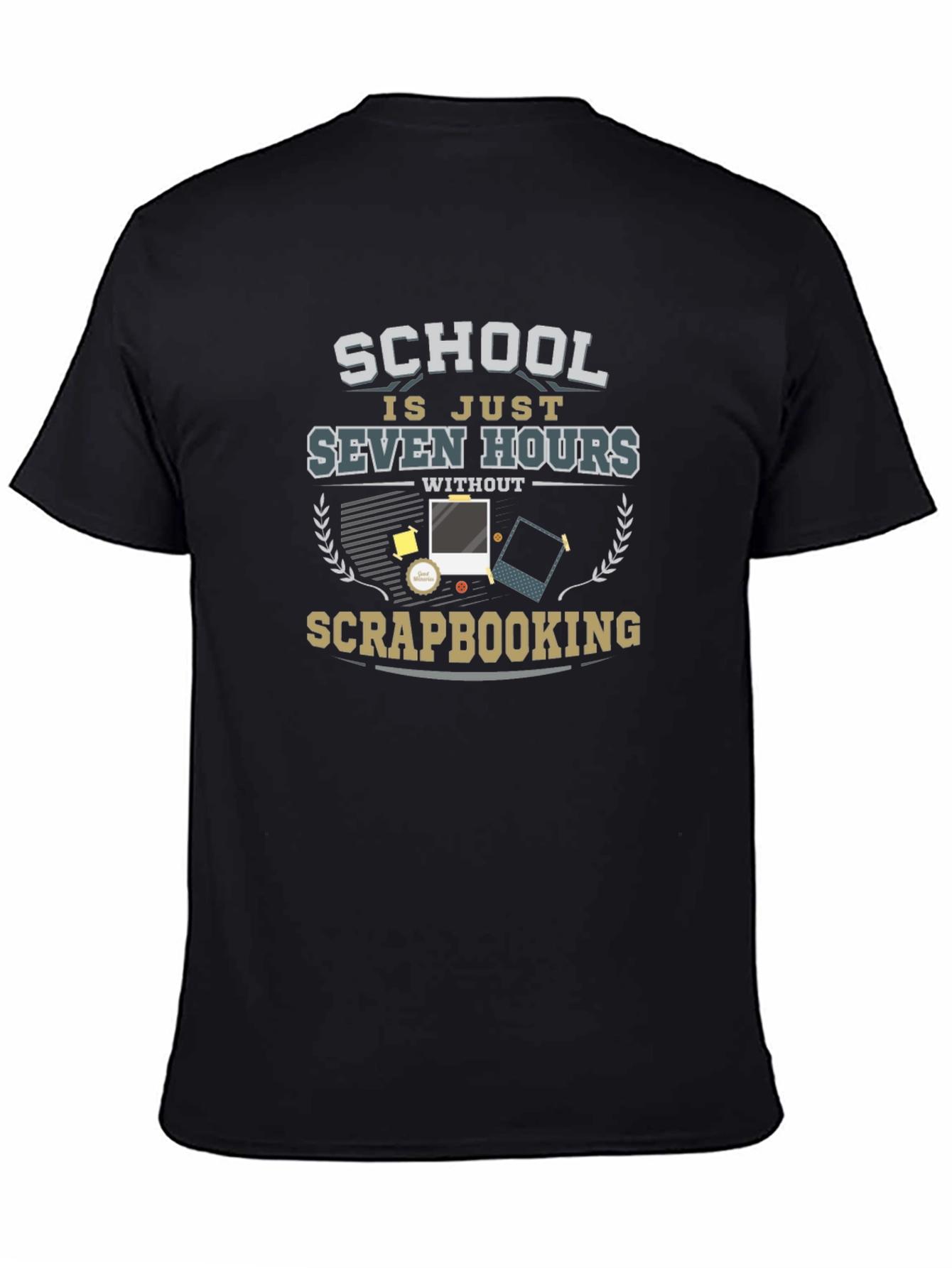 School Scrapbooking Graphic T-Shirt