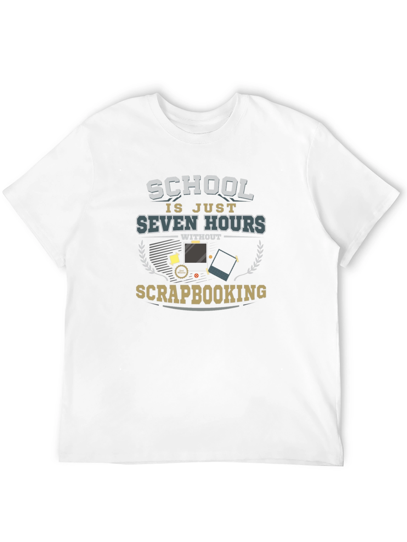 School Scrapbooking Graphic T-Shirt