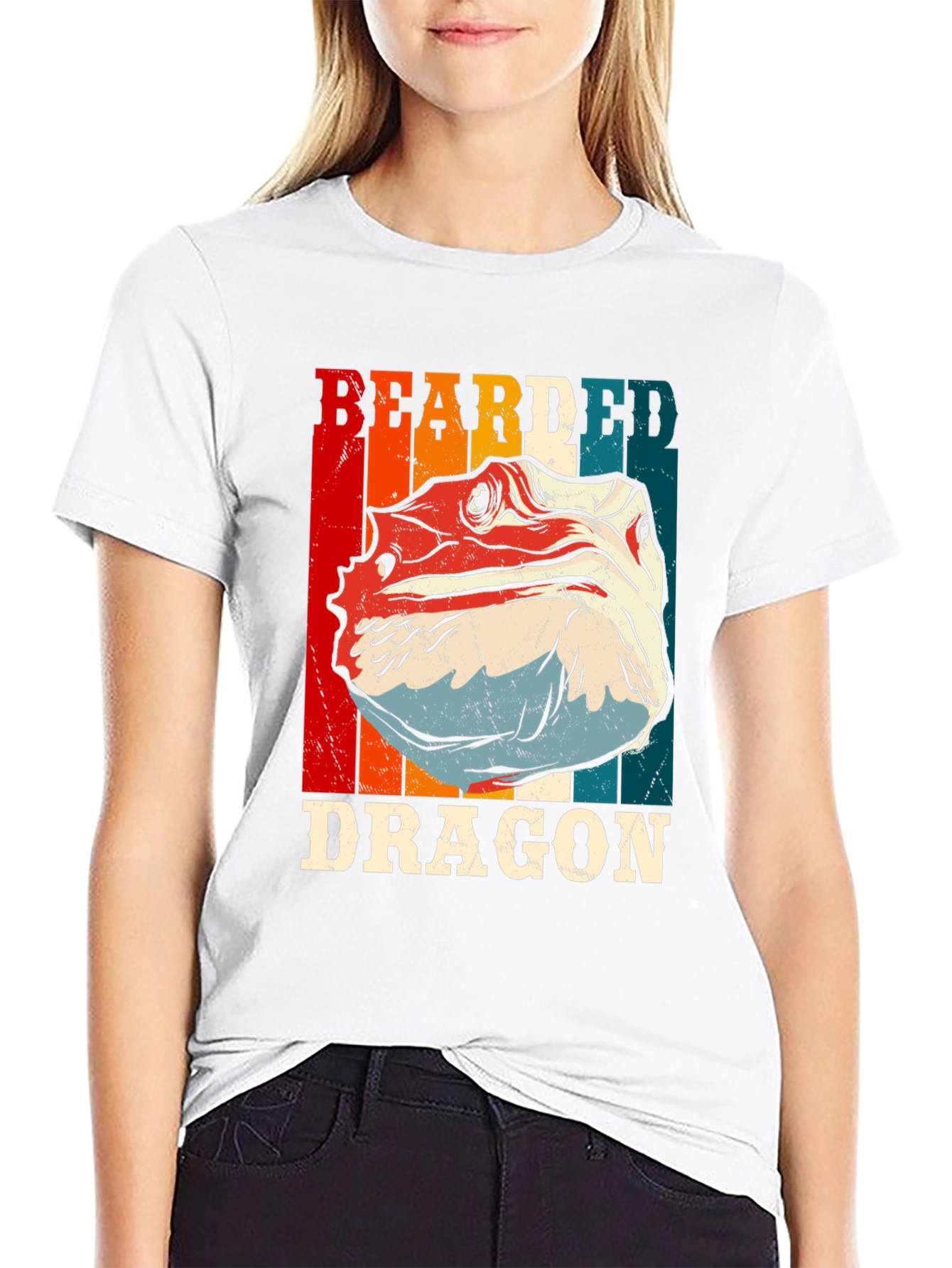 Bearded Dragon Graphic T-Shirt - Cool Reptile Tee