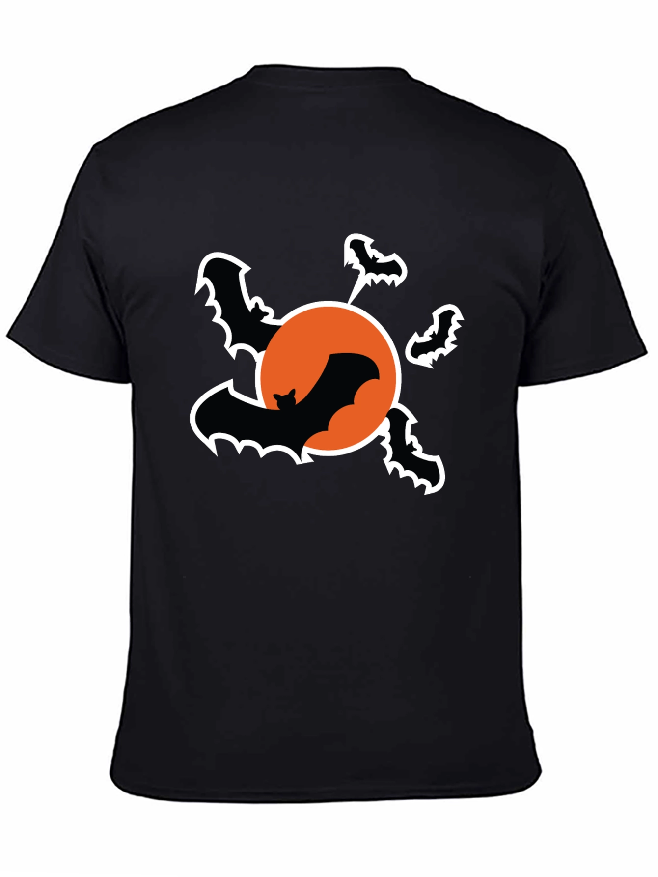 Halloween Bat Graphic T-Shirt