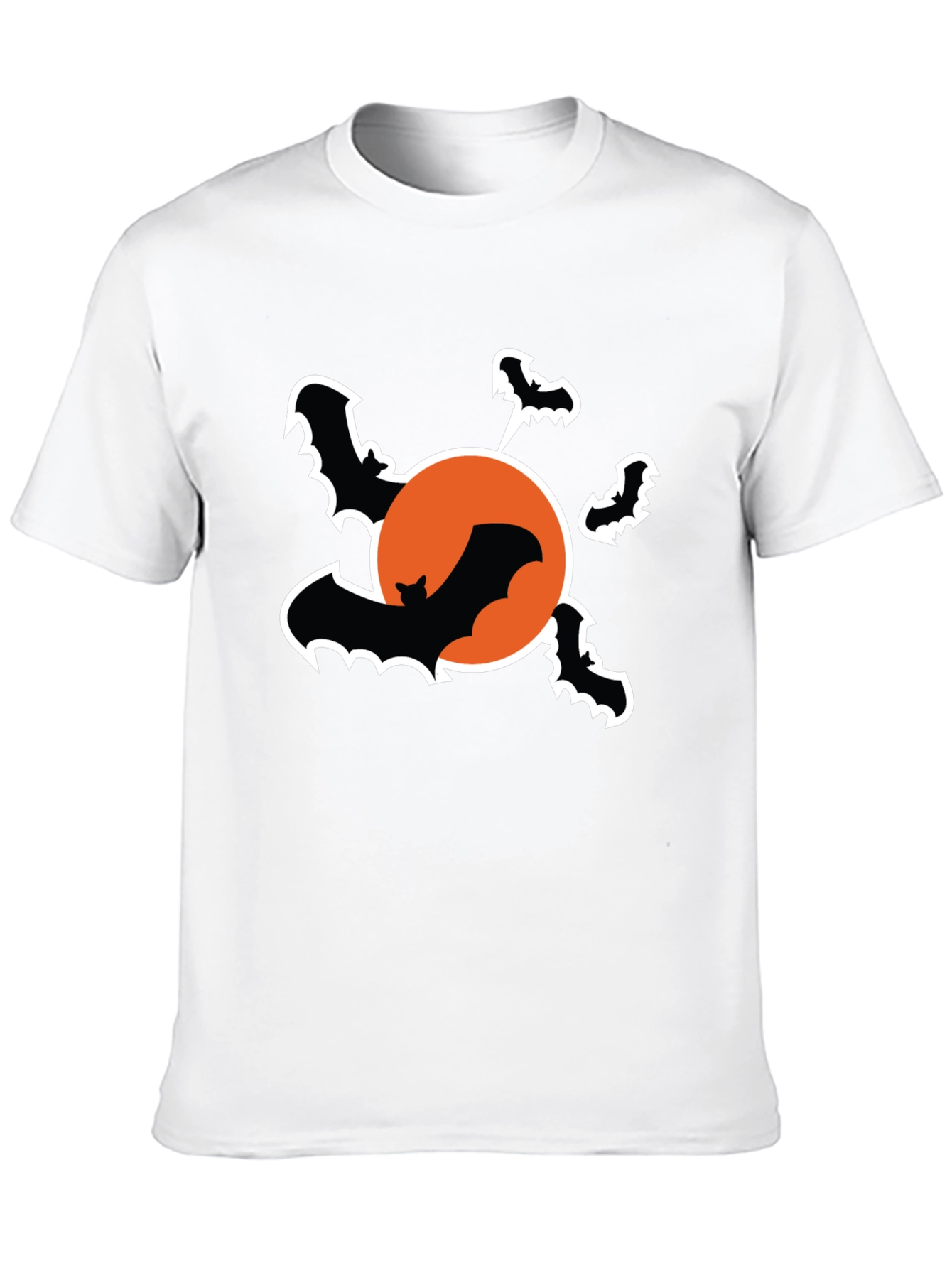 Halloween Bat Graphic T-Shirt