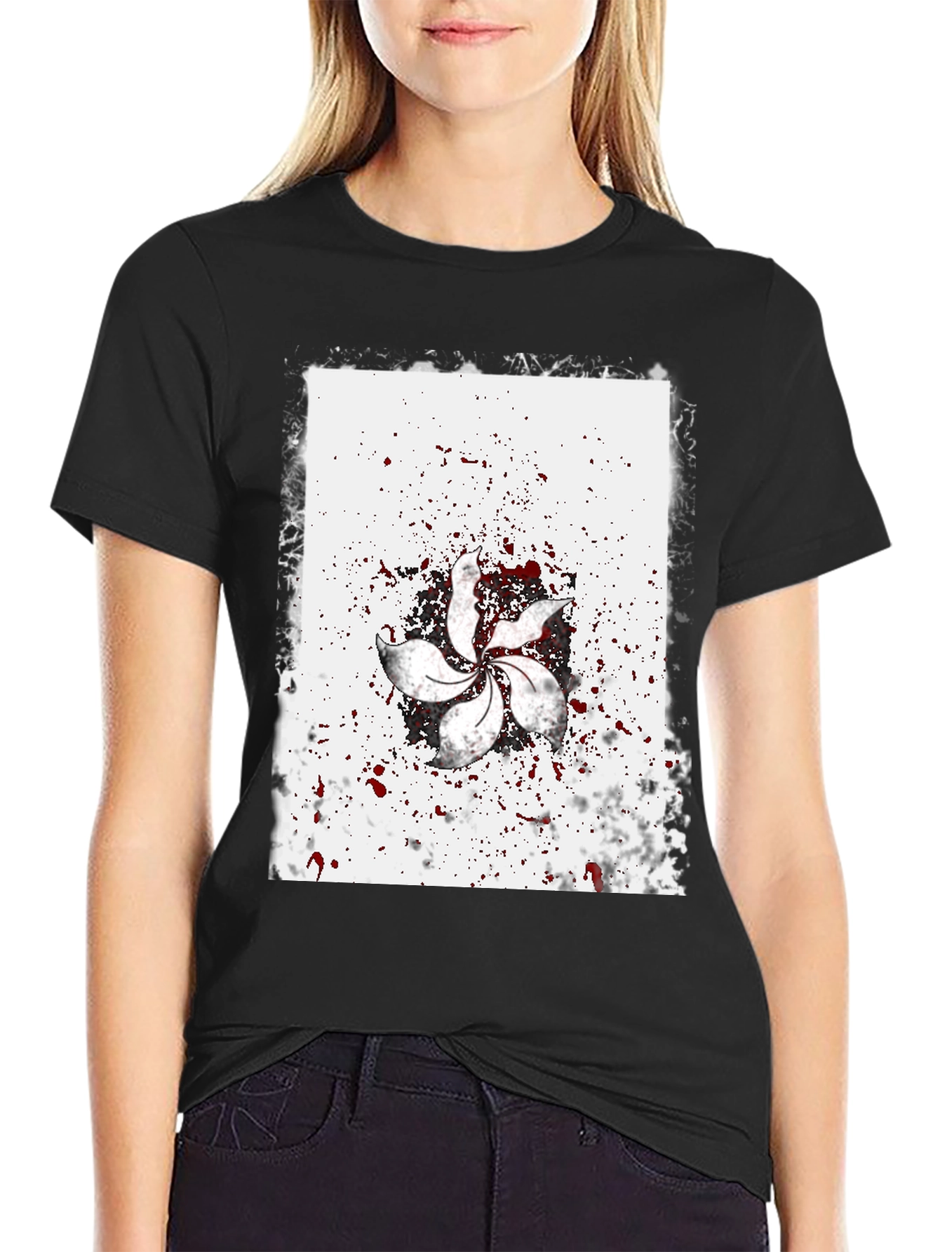 Statement Graphic Tee - Hong Kong Bauhinia Flower