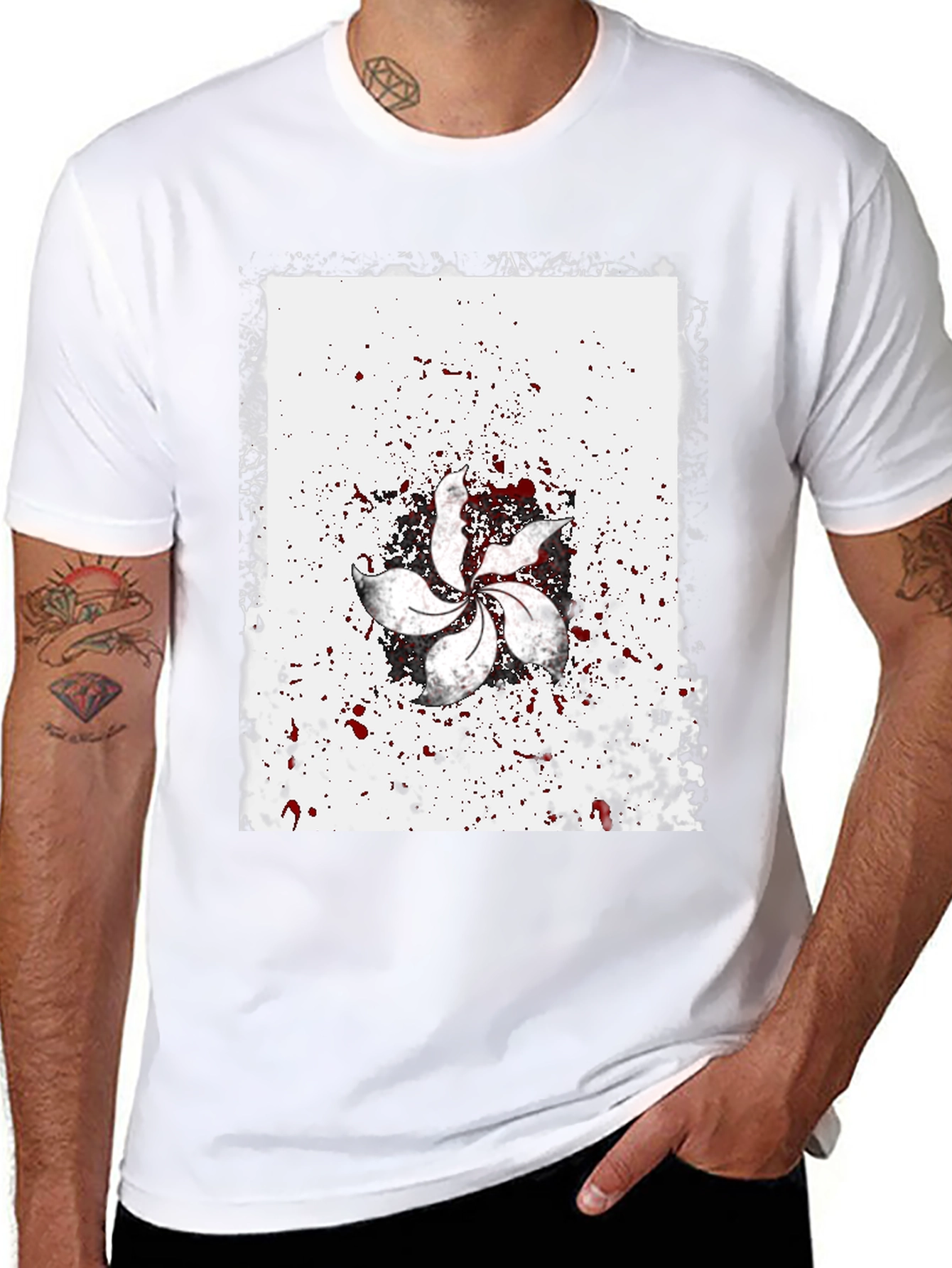 Statement Graphic Tee - Hong Kong Bauhinia Flower