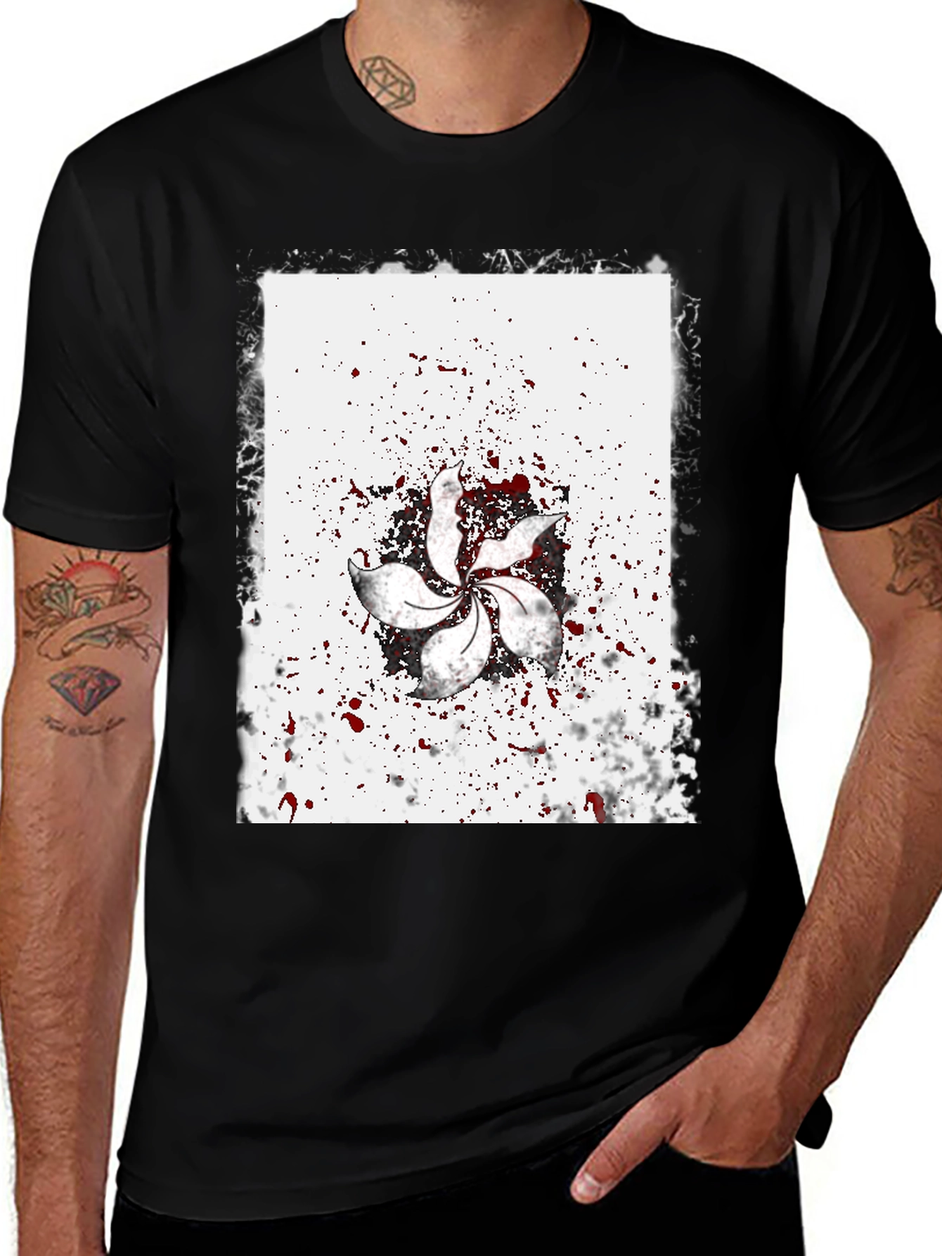 Statement Graphic Tee - Hong Kong Bauhinia Flower