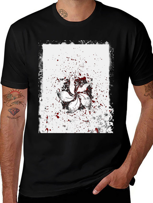 Statement Graphic Tee - Hong Kong Bauhinia Flower