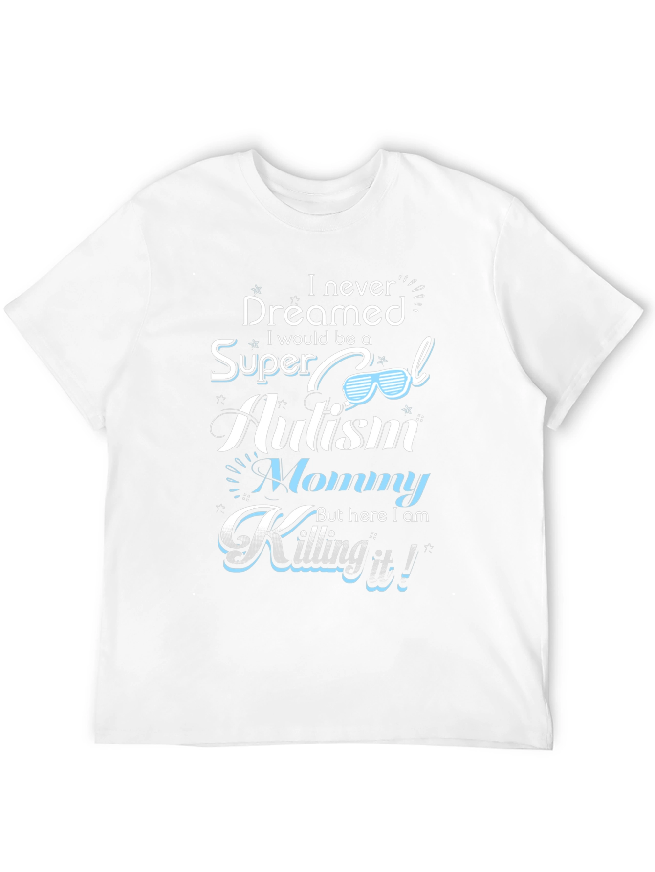 Super Cool Autism Mommy T-Shirt - Black