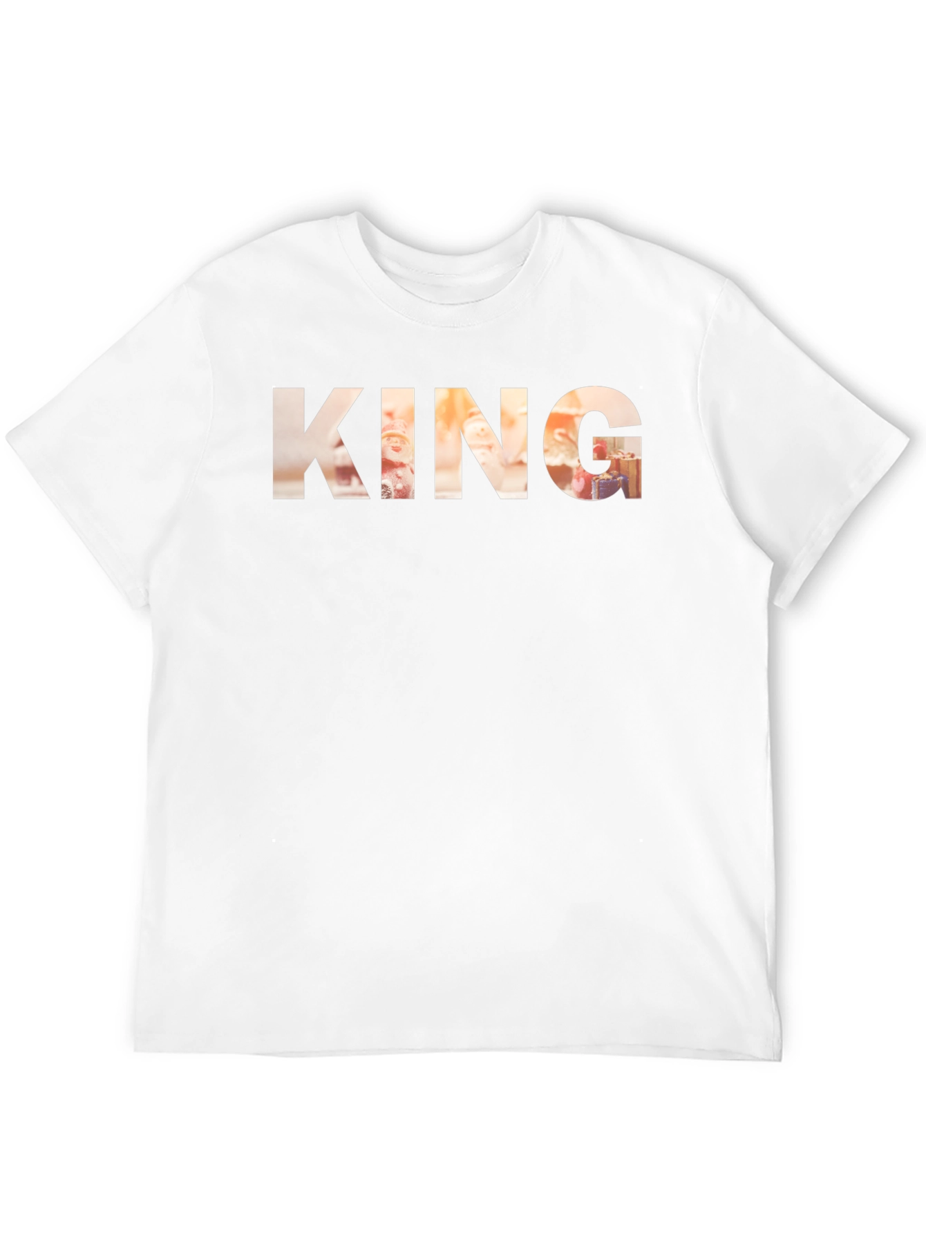 King Graphic Print Crew Neck T-Shirt