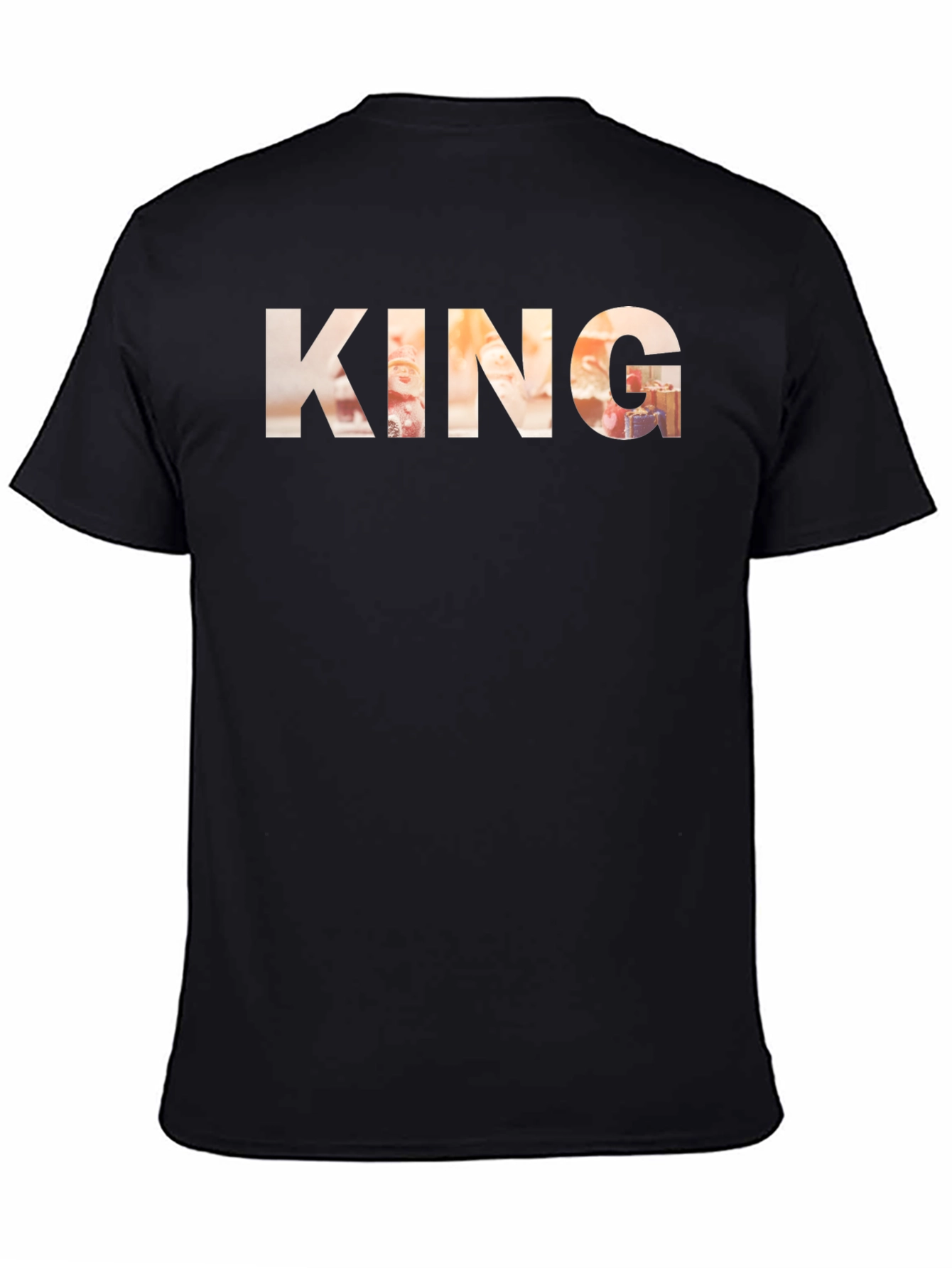 King Graphic Print Crew Neck T-Shirt