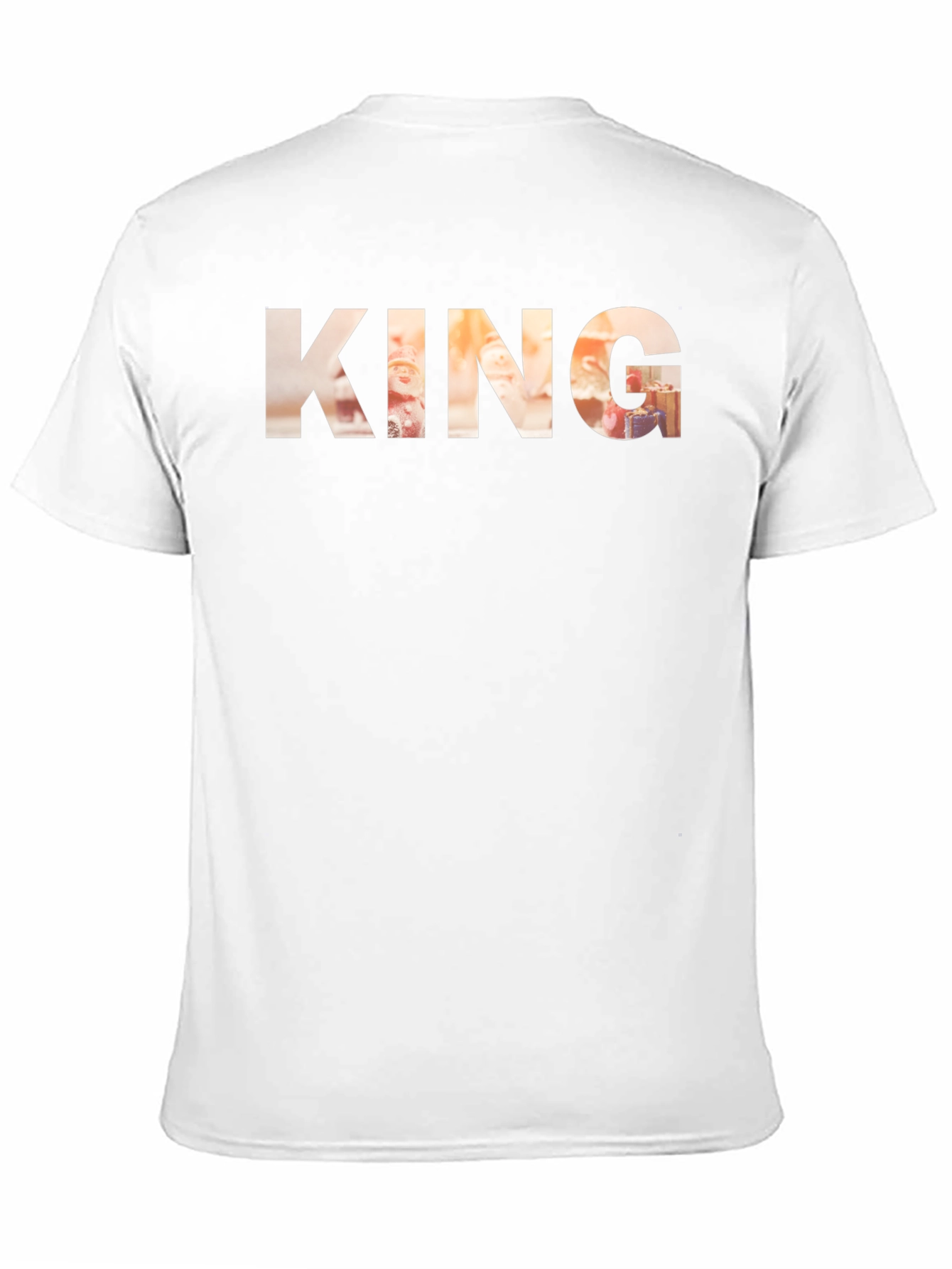 King Graphic Print Crew Neck T-Shirt