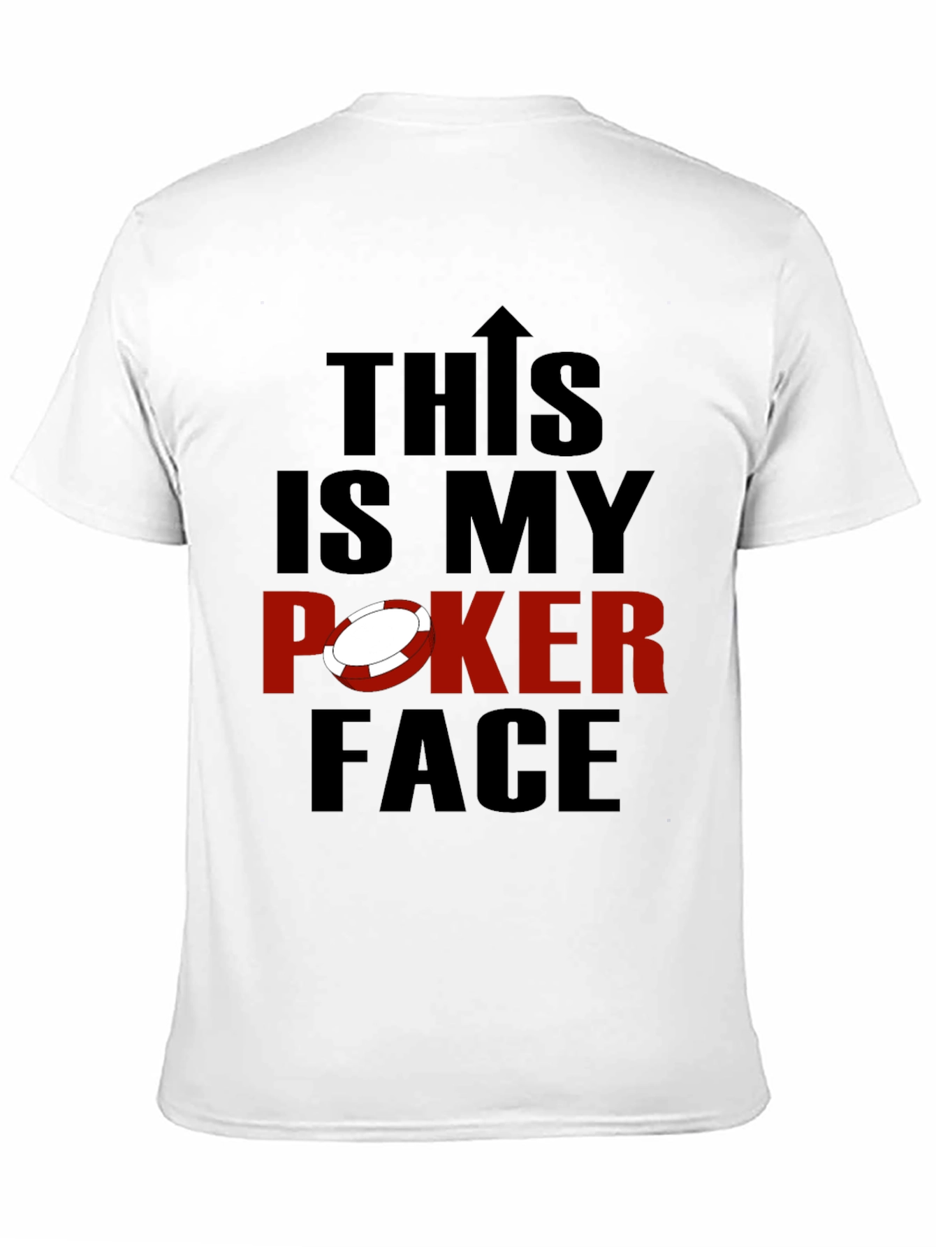 This is My Poker Face Graphic Tee - Black