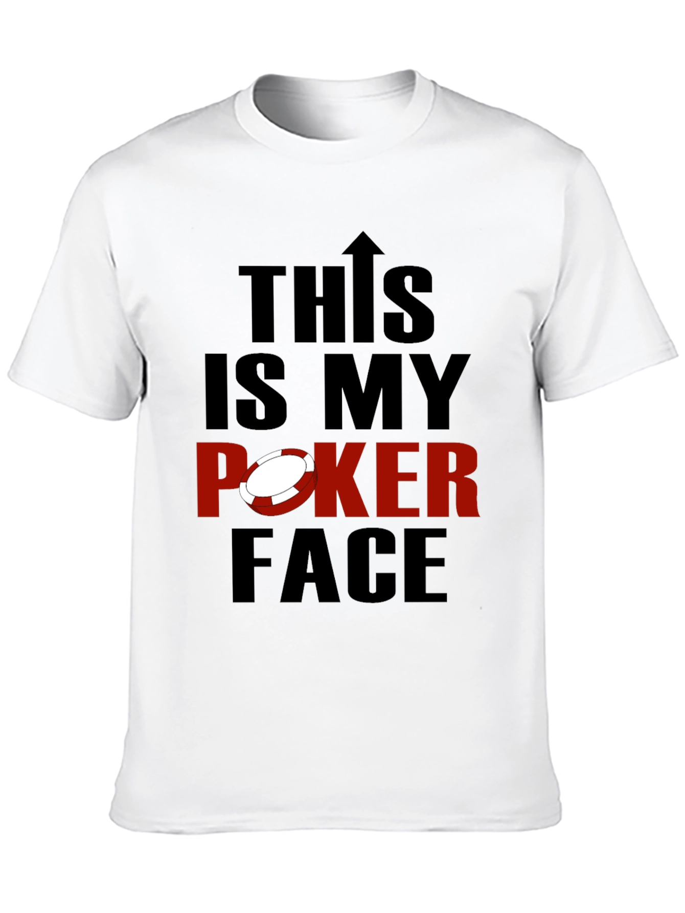 This is My Poker Face Graphic Tee - Black
