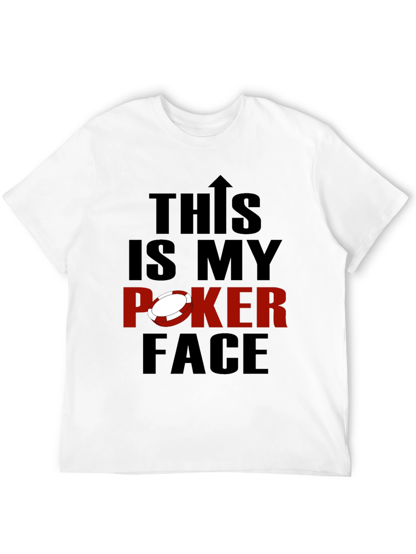 This is My Poker Face Graphic Tee - Black