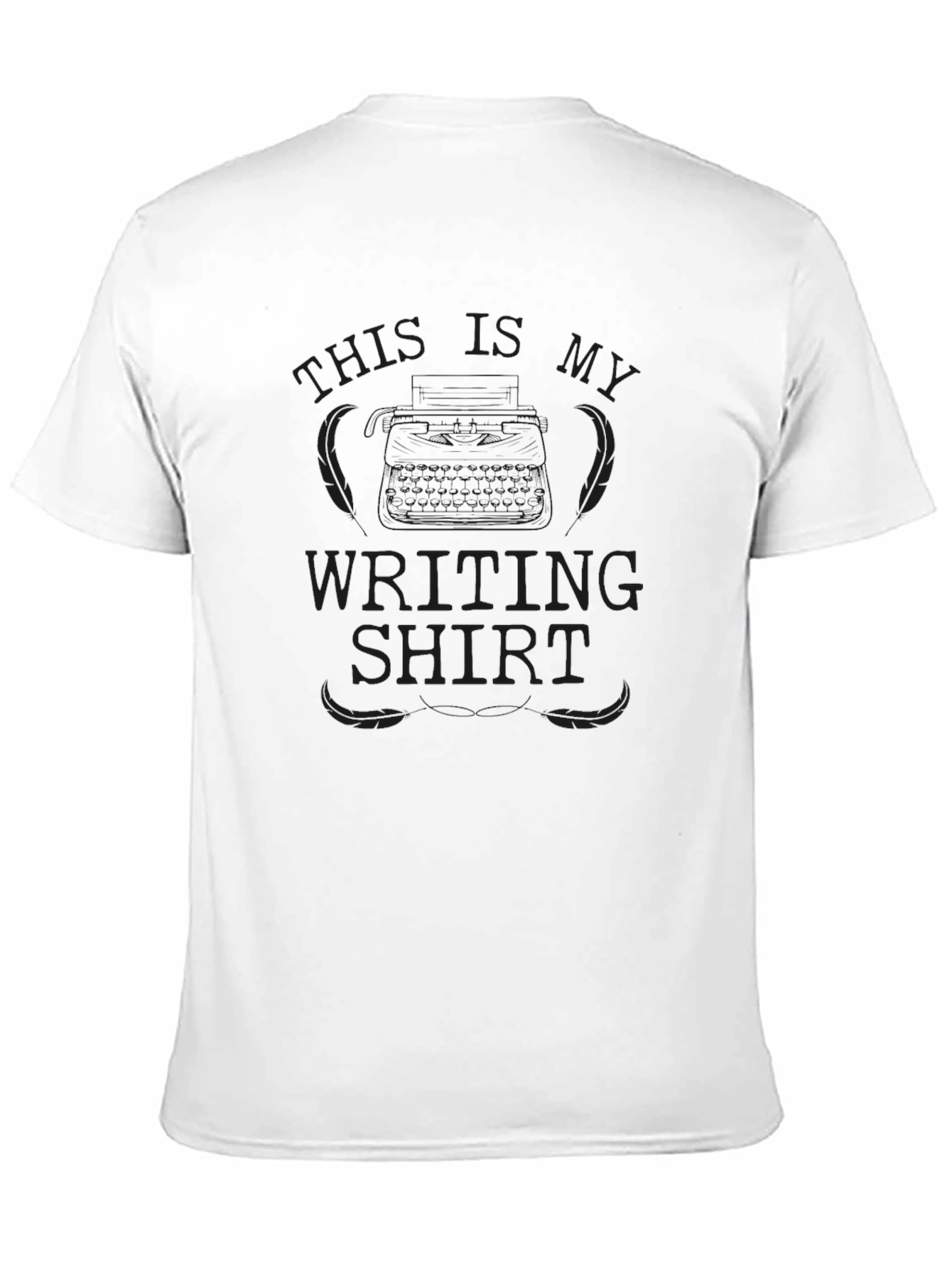 This Is My Writing Shirt - Black Graphic Tee