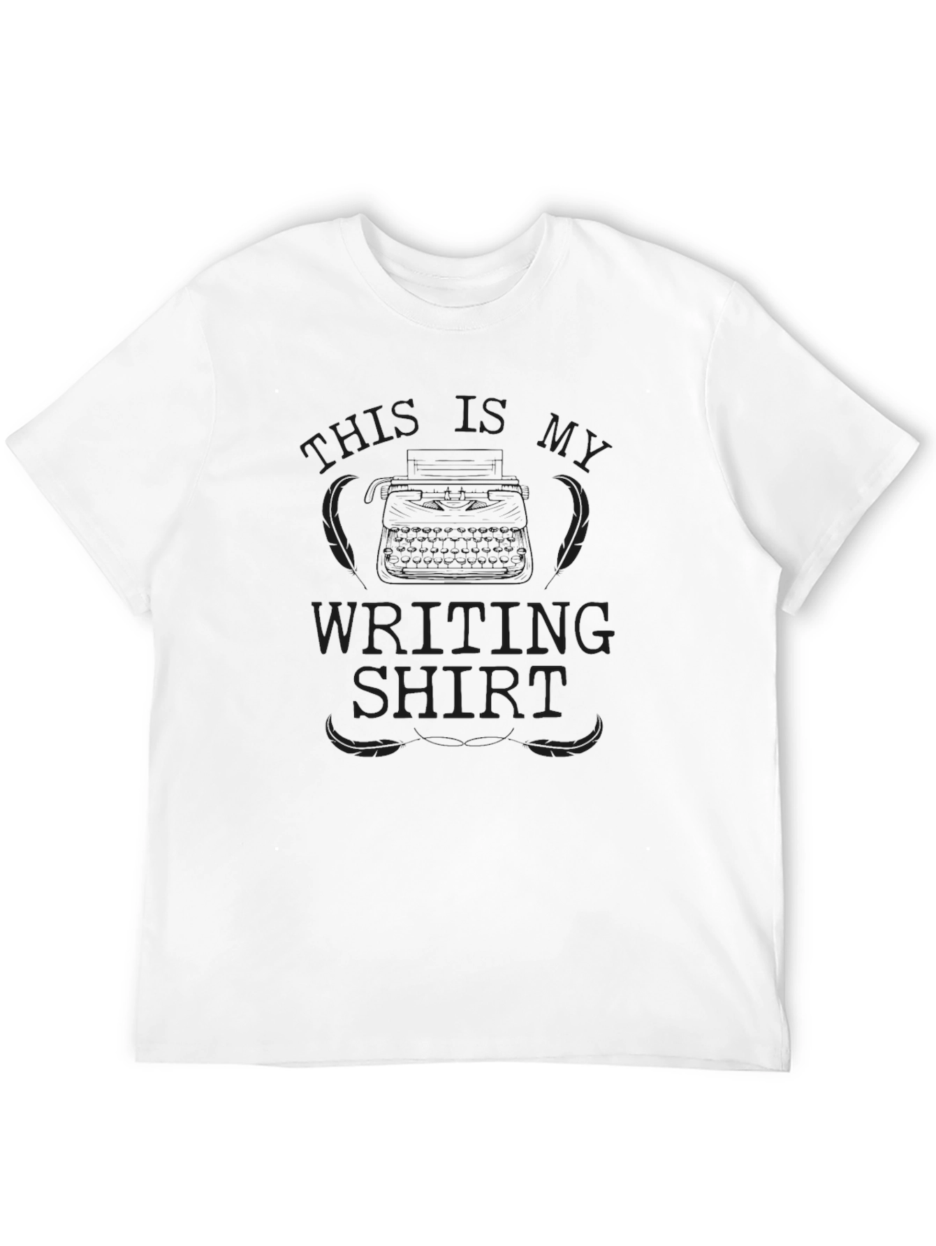 This Is My Writing Shirt - Black Graphic Tee