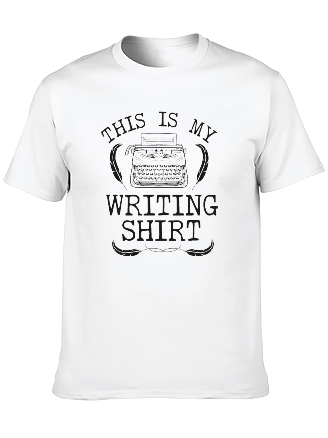 This Is My Writing Shirt - Black Graphic Tee