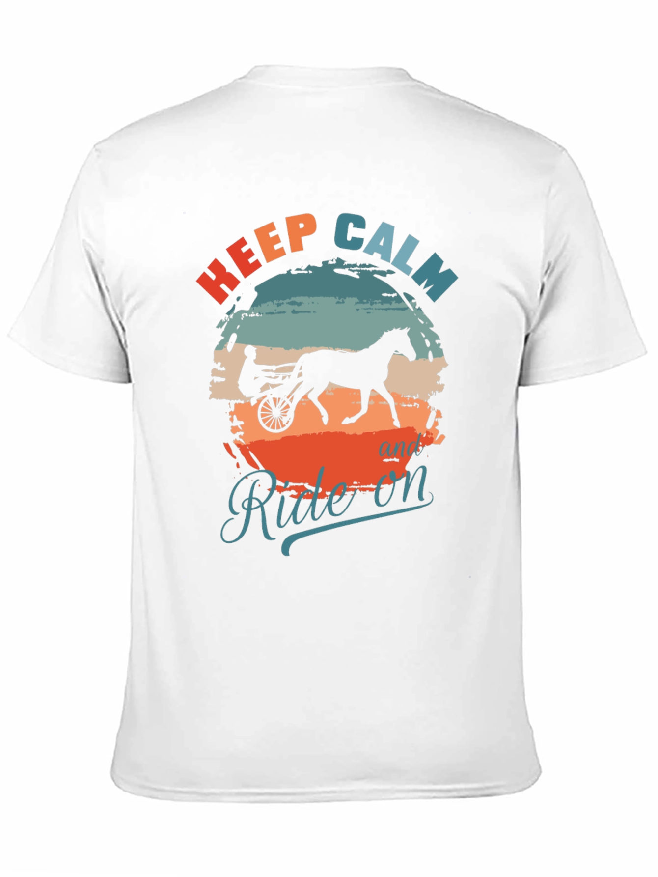 Keep Calm and Ride On Graphic T-Shirt