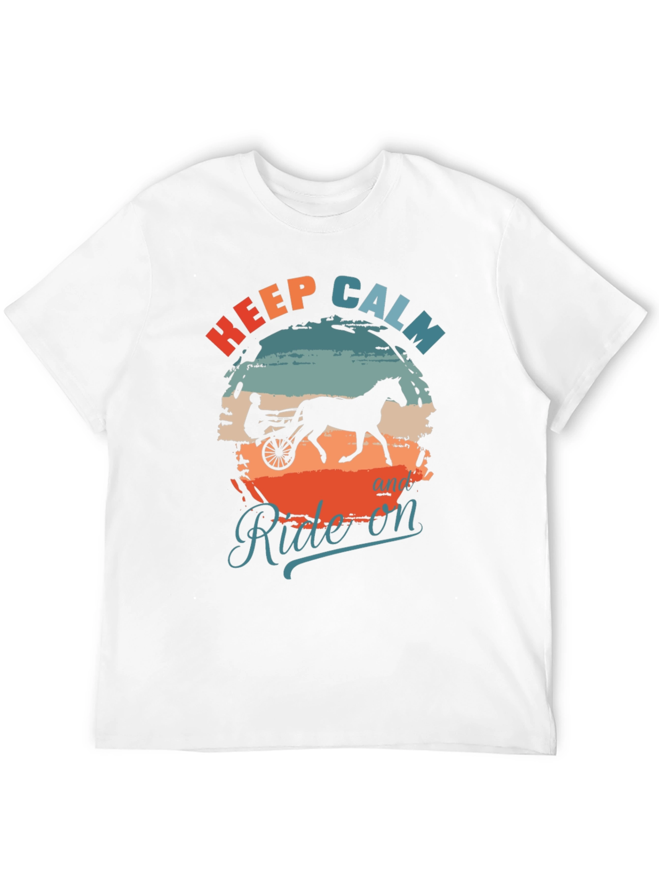 Keep Calm and Ride On Graphic T-Shirt