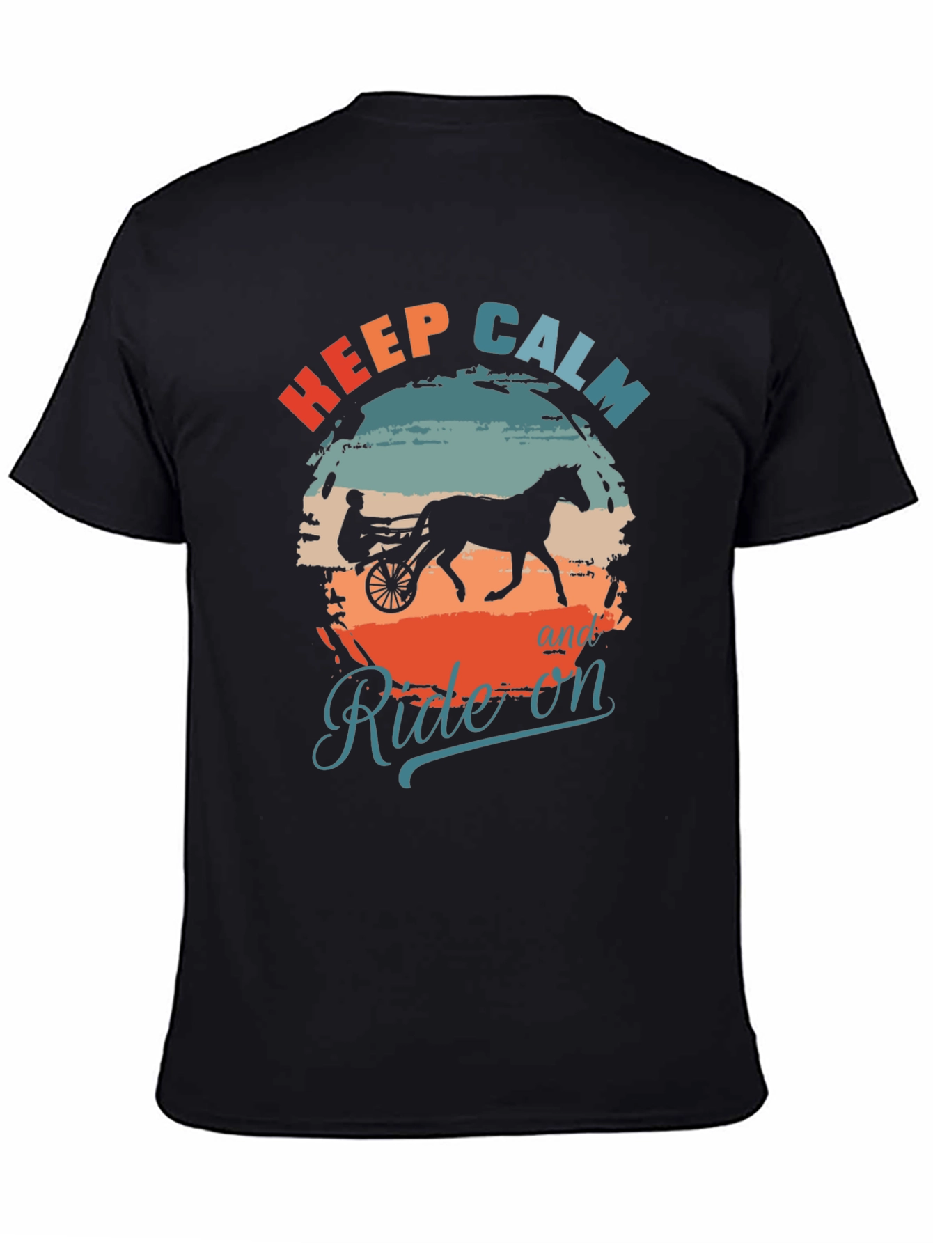 Keep Calm and Ride On Graphic T-Shirt