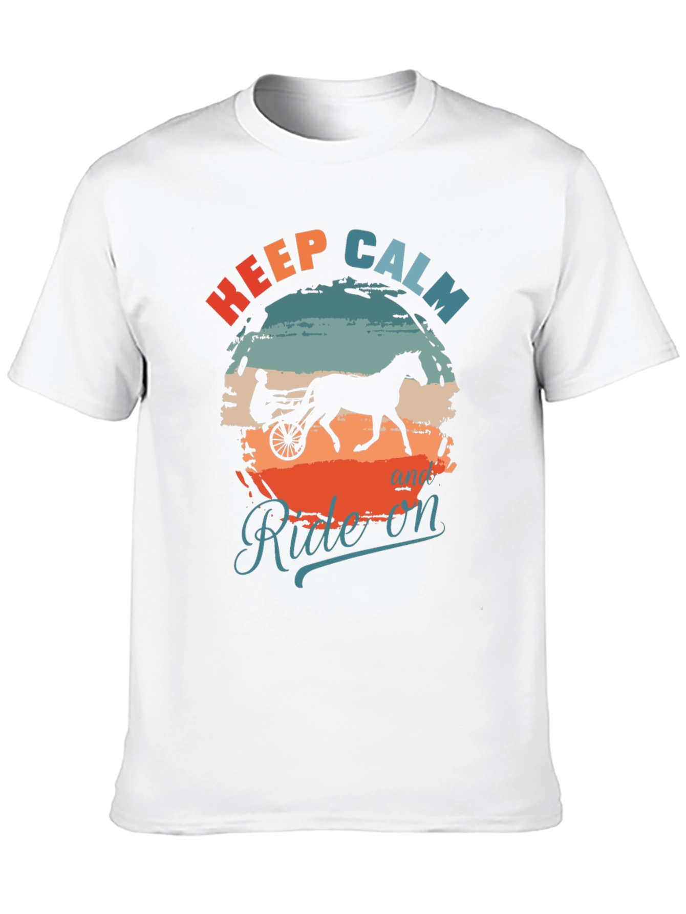 Keep Calm and Ride On Graphic T-Shirt
