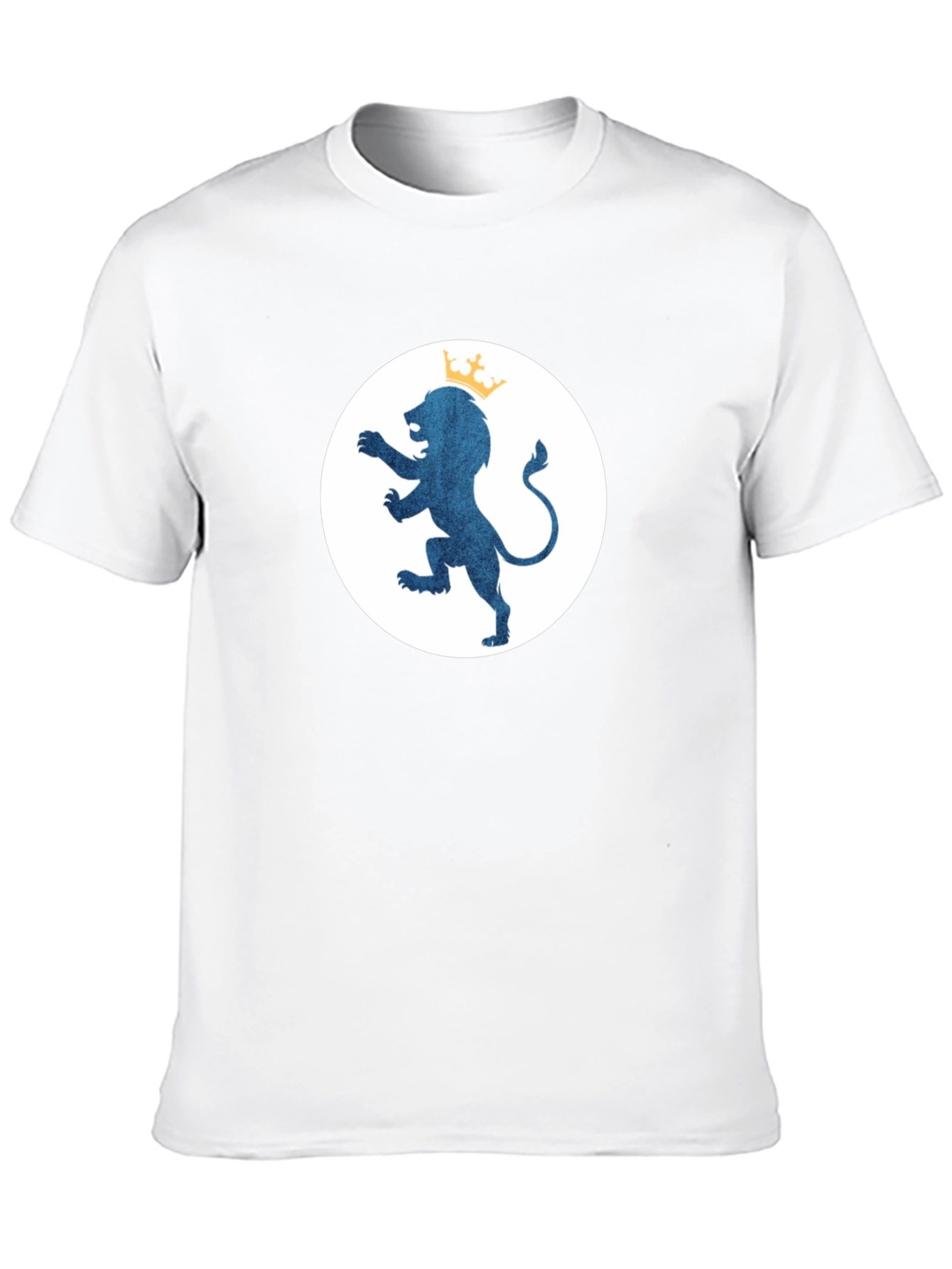 Royal Lion Emblem Black T-Shirt