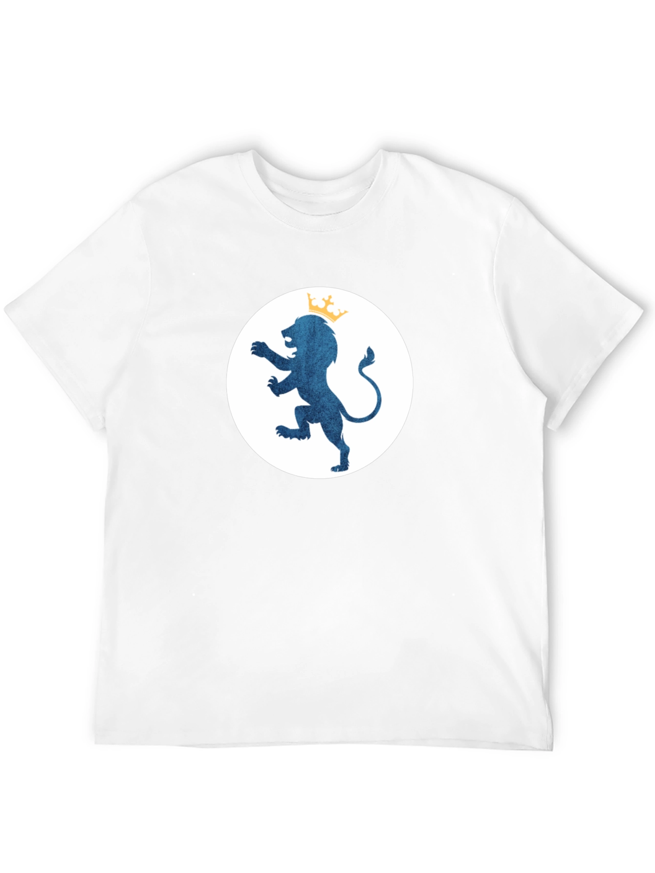 Royal Lion Emblem Black T-Shirt