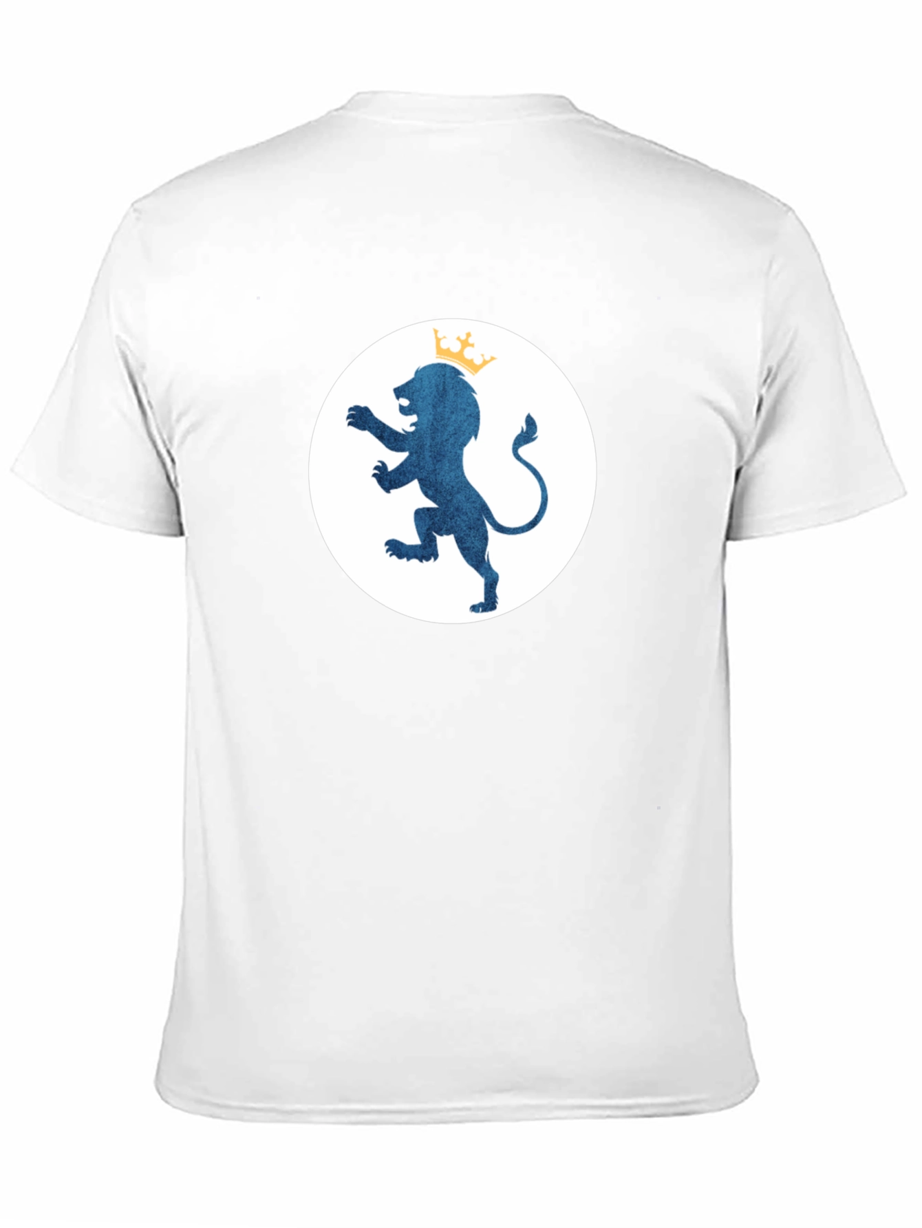 Royal Lion Emblem Black T-Shirt