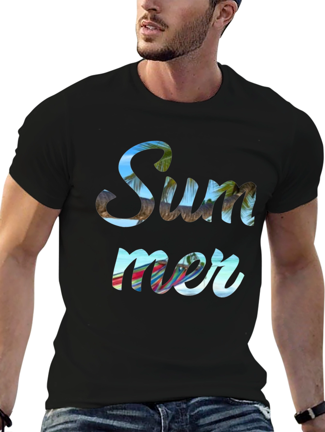 Summer Graphic Tee - Beach Vibes T-Shirt