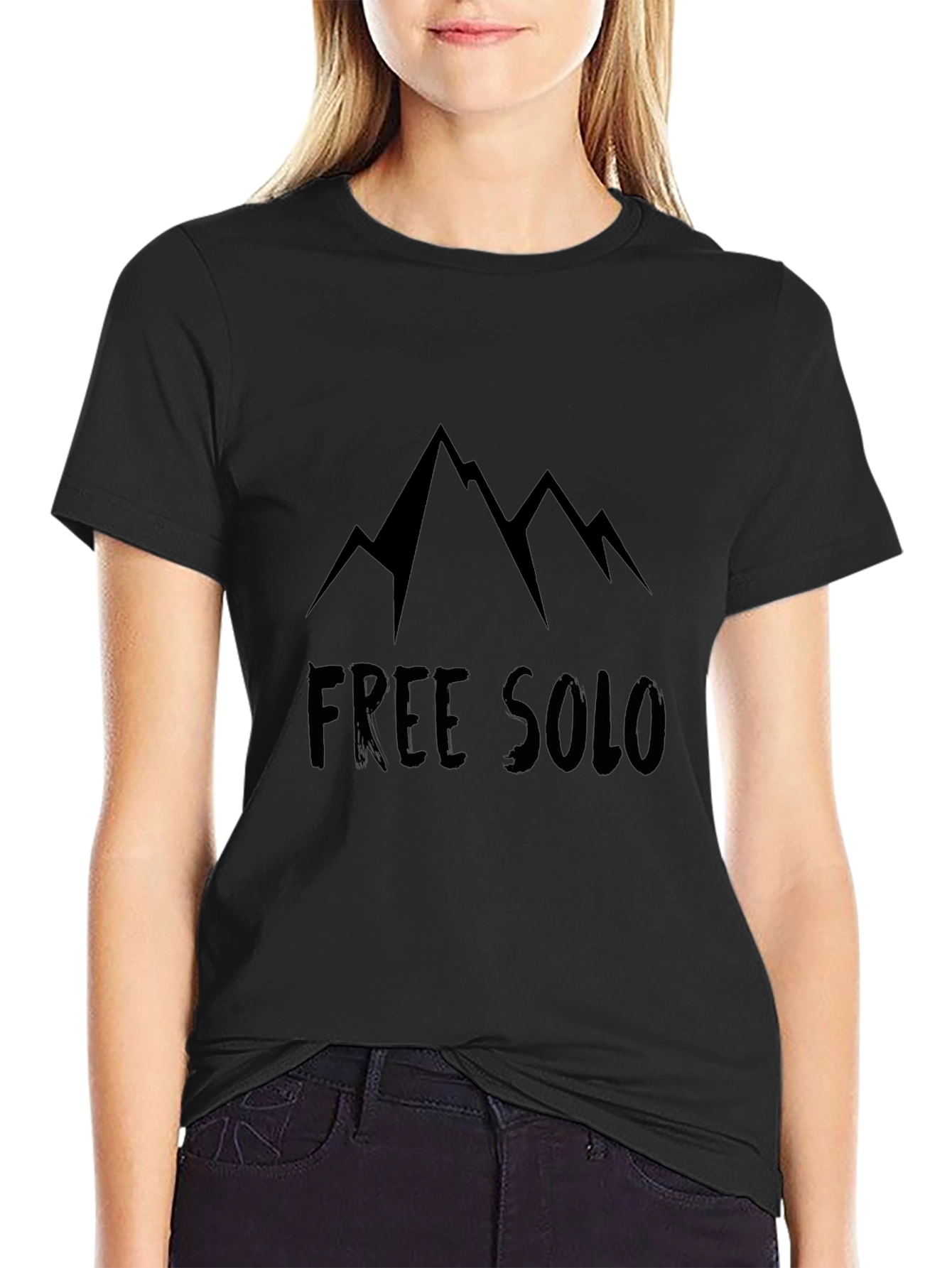 Free Solo Mountain T-Shirt - Adventure Ready