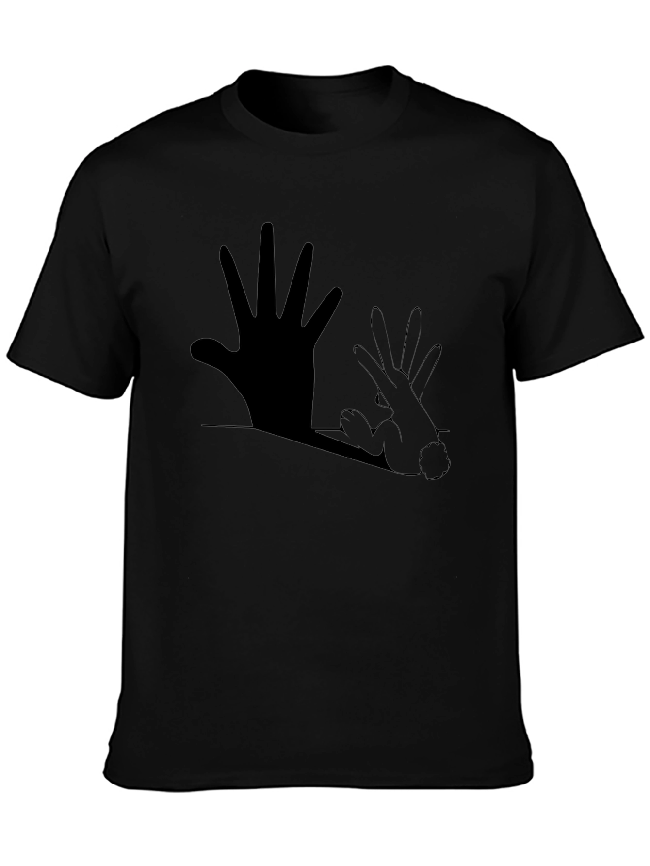 Hand Shadow Bunny T-Shirt