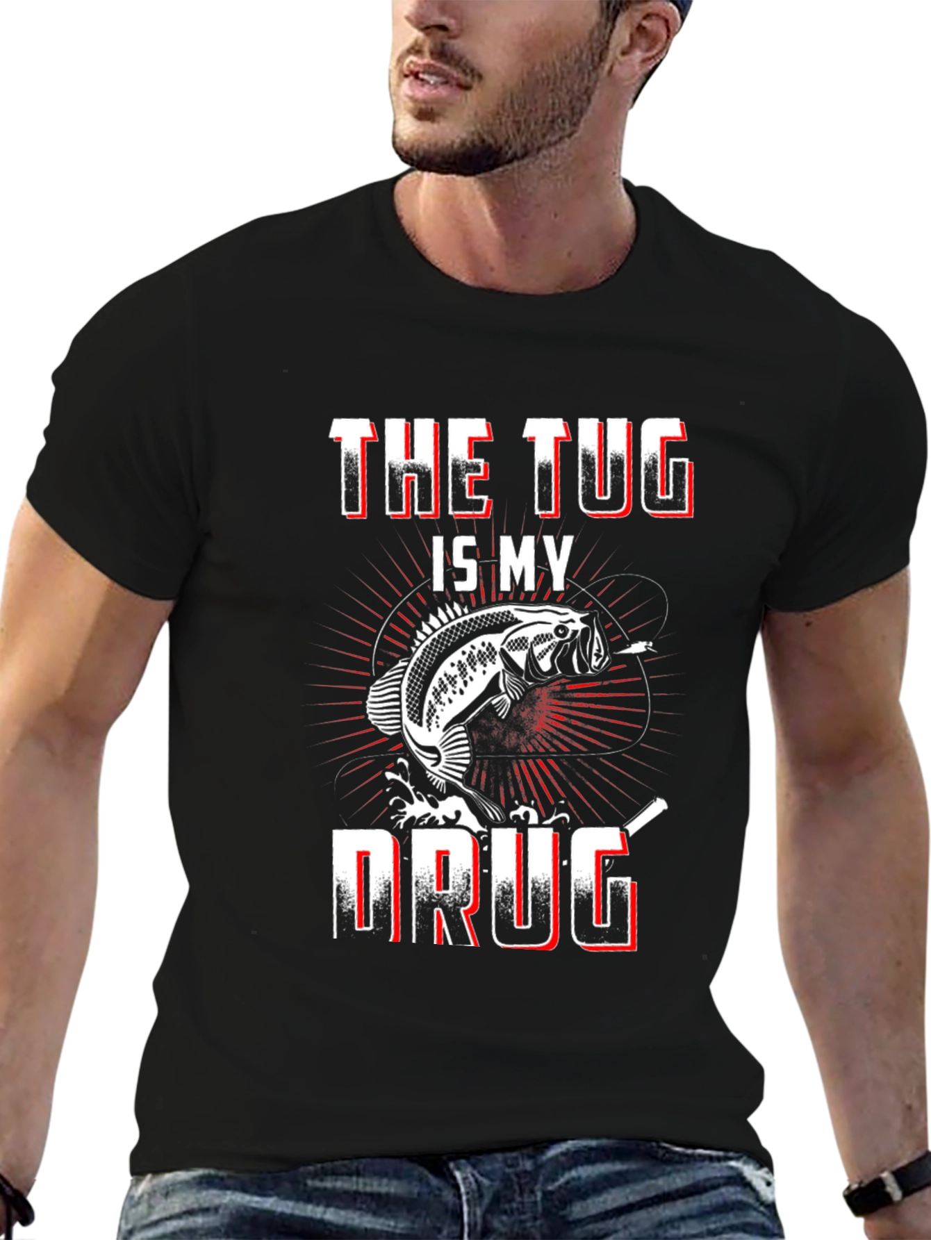 The Tug is My Drug Fishing T-Shirt