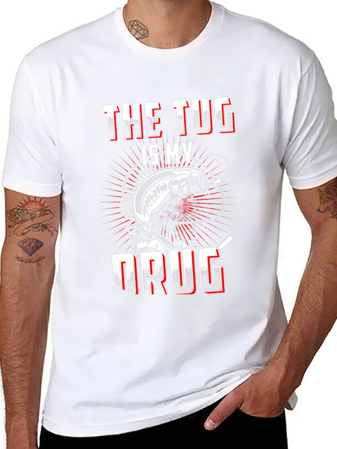 The Tug is My Drug Fishing T-Shirt
