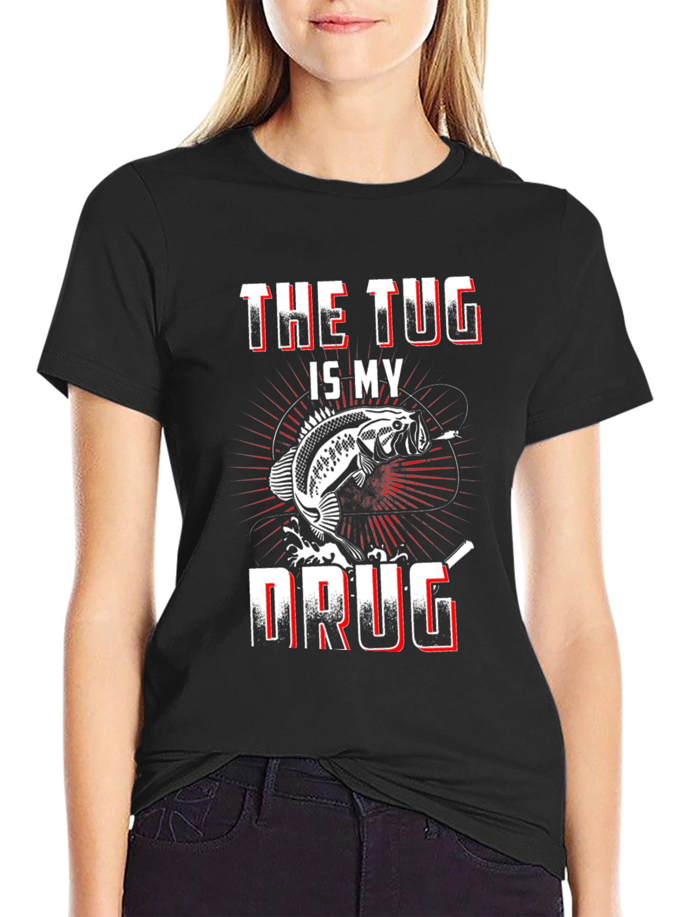 The Tug is My Drug Fishing T-Shirt