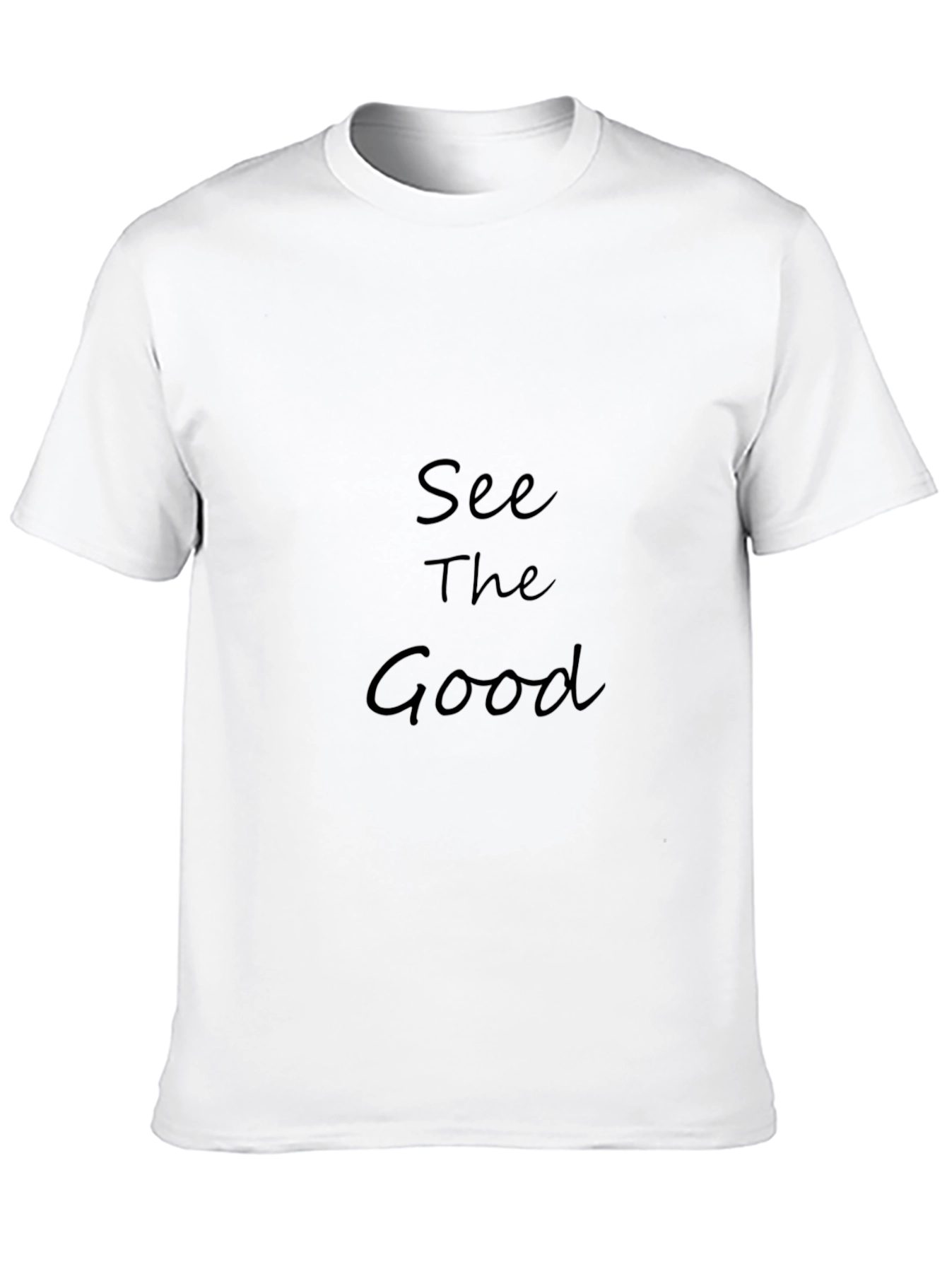 See The Good Graphic T-Shirt - Classic Black Tee