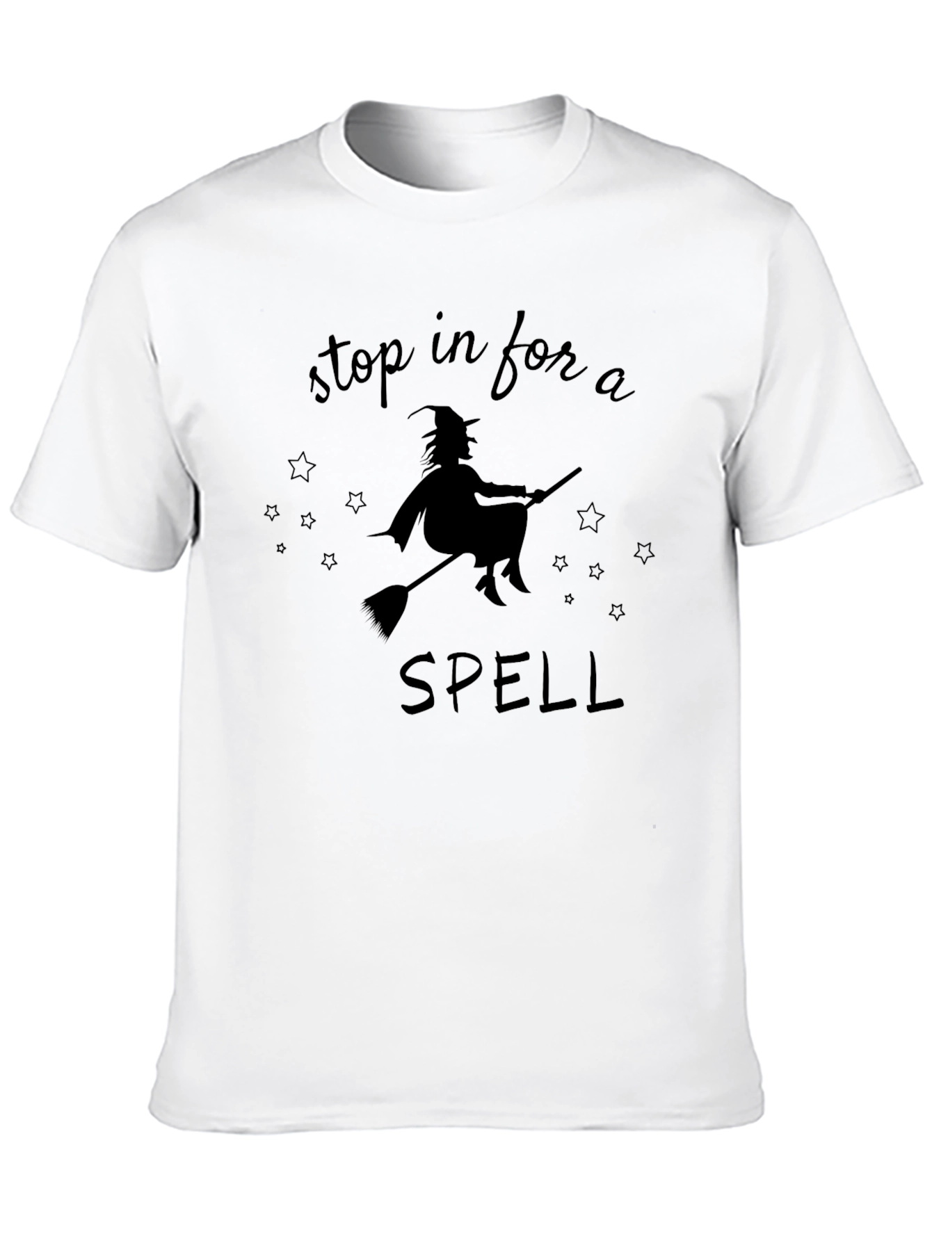 Stop in for a Spell Black T-Shirt