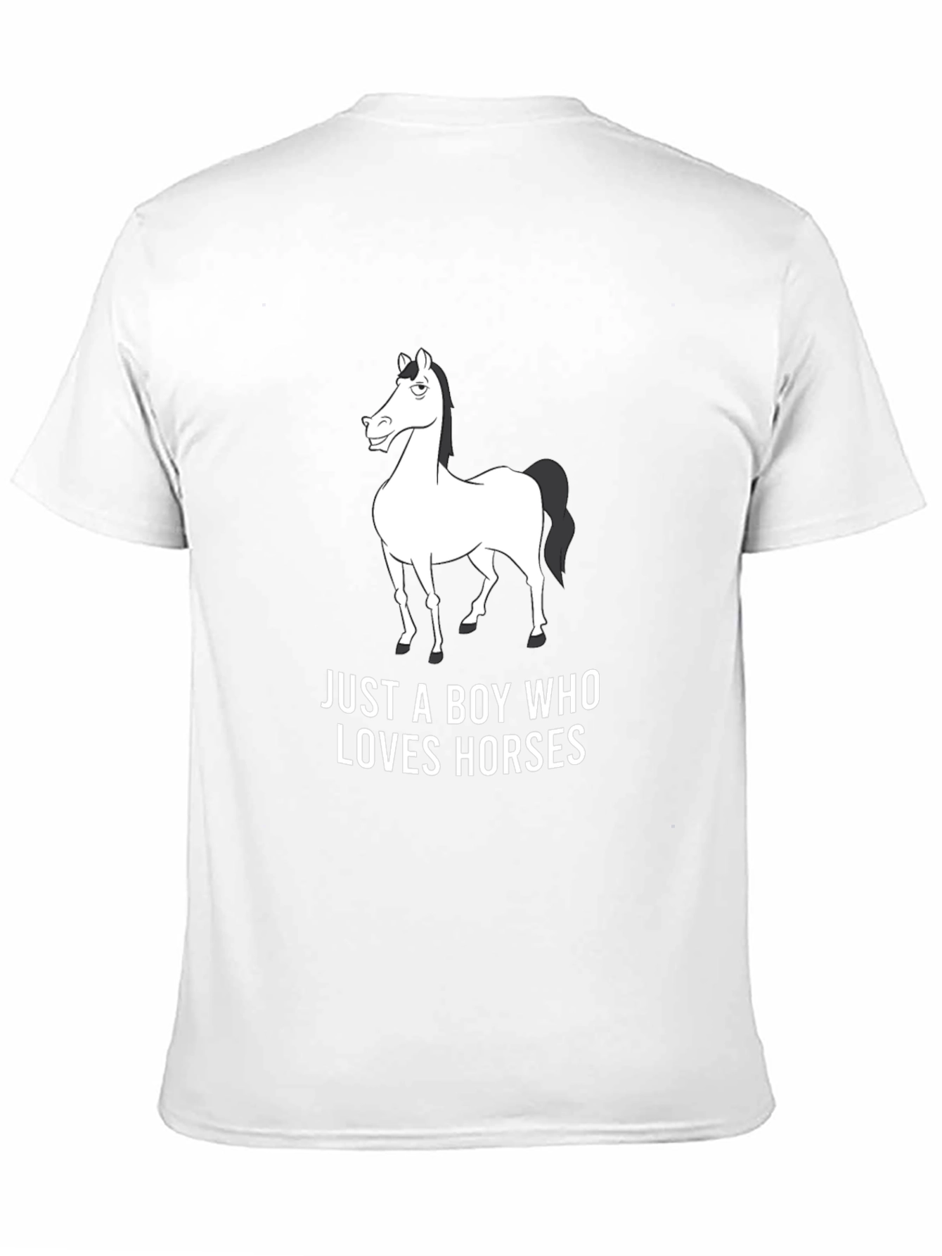 Horse Lover Graphic Tee - Black
