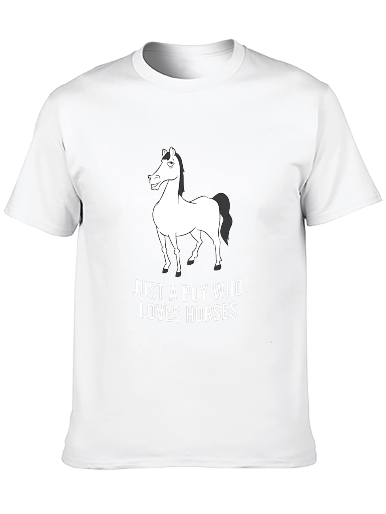 Horse Lover Graphic Tee - Black