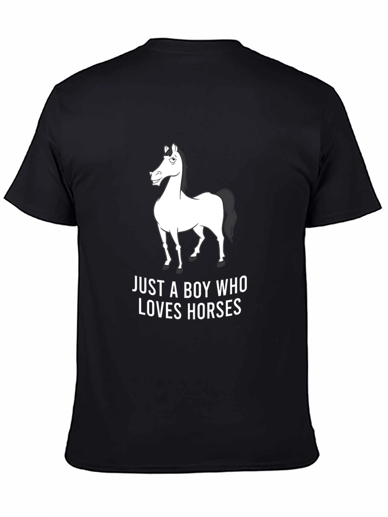 Horse Lover Graphic Tee - Black