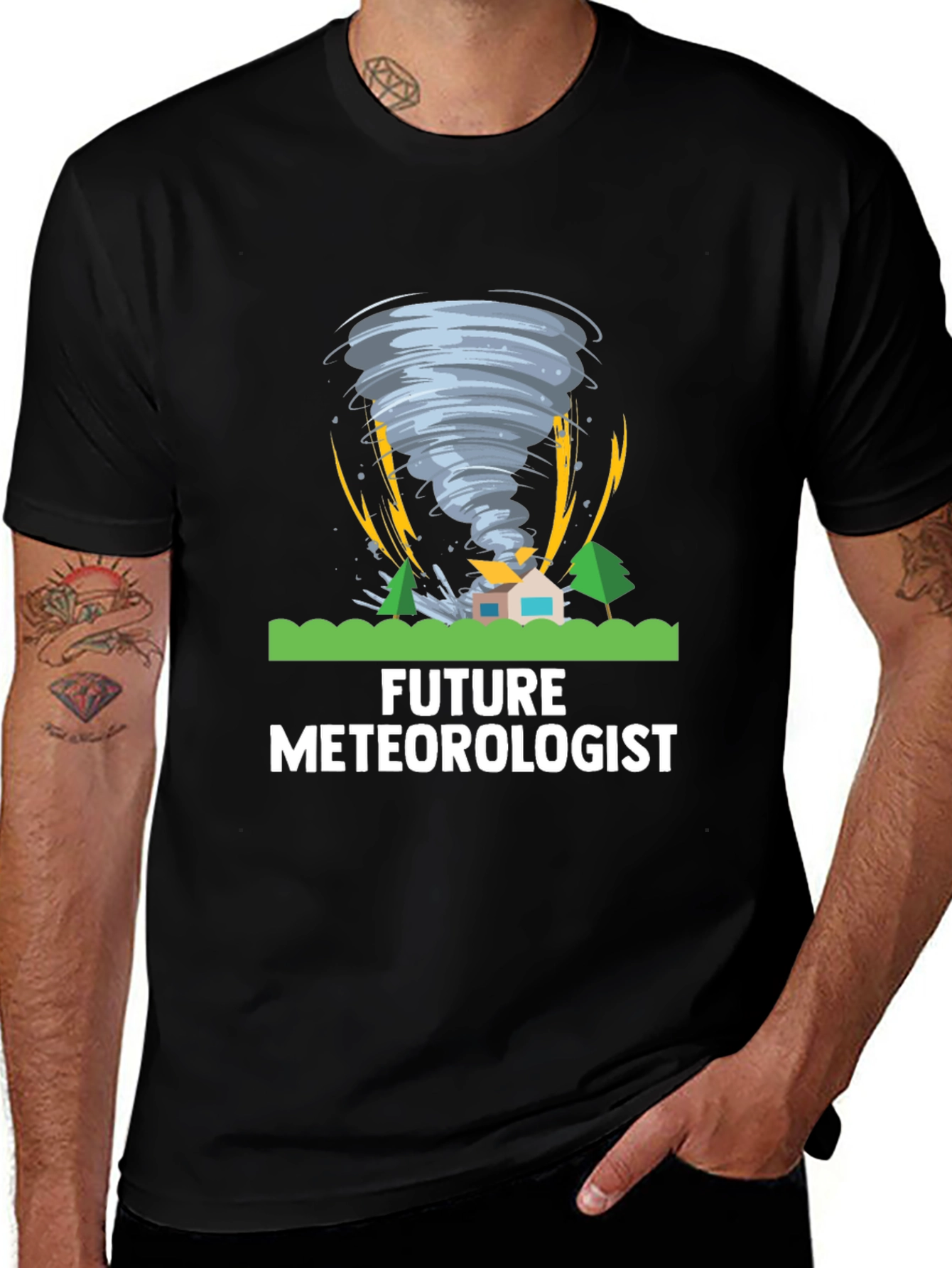 Future Meteorologist Tornado Graphic T-Shirt