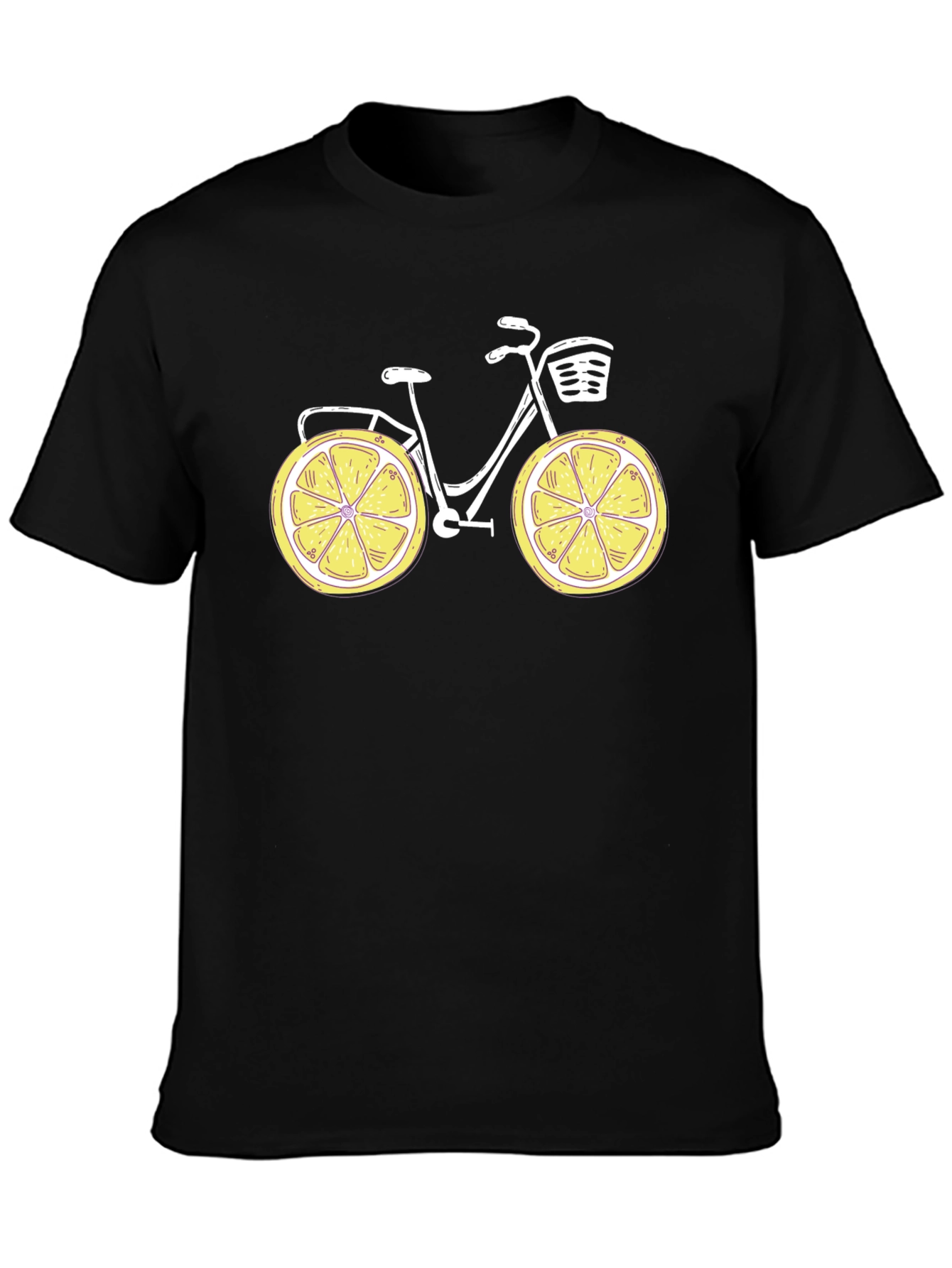 Lemon Bike Graphic T-Shirt - Fun & Quirky Design