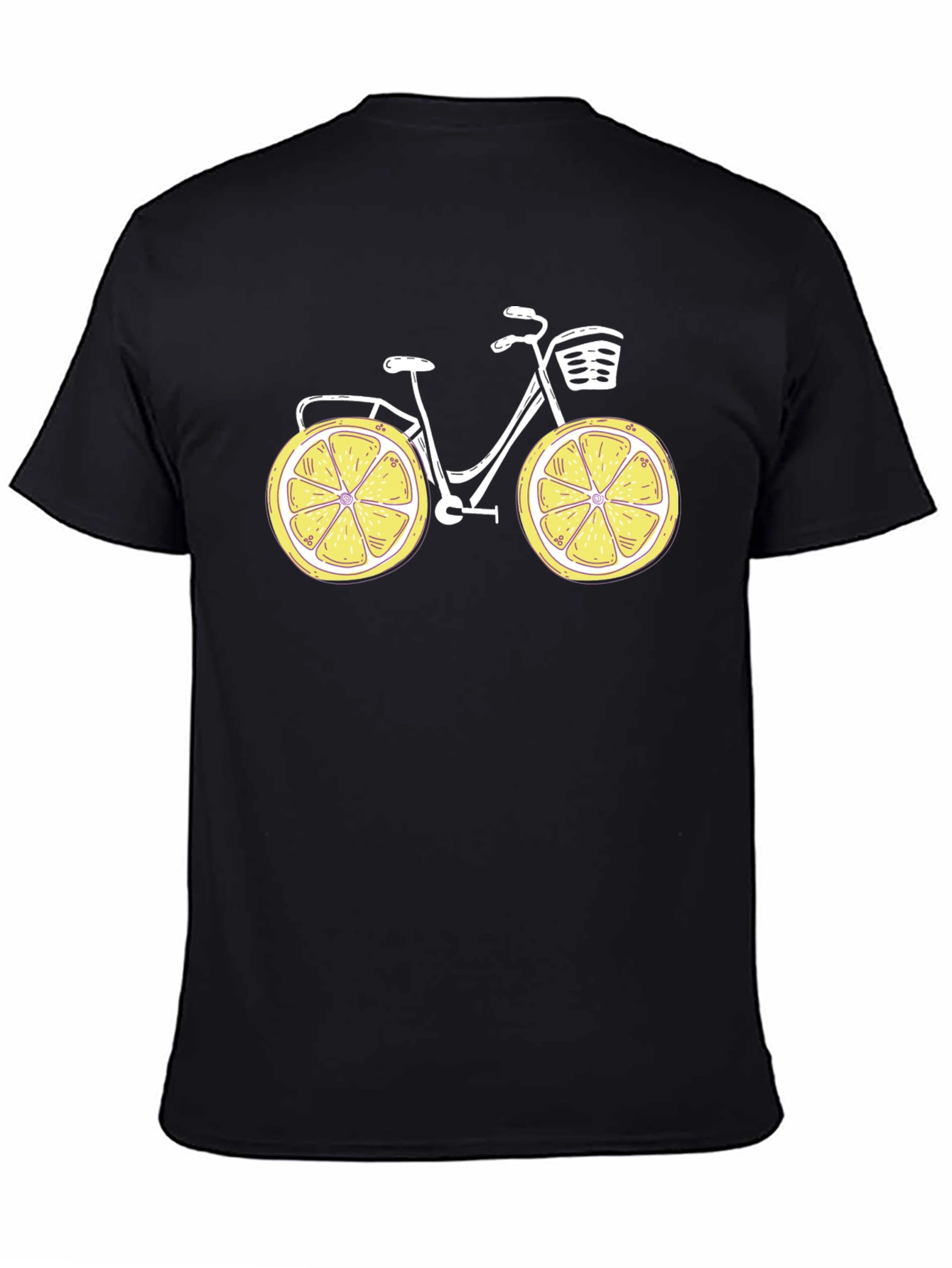 Lemon Bike Graphic T-Shirt - Fun & Quirky Design