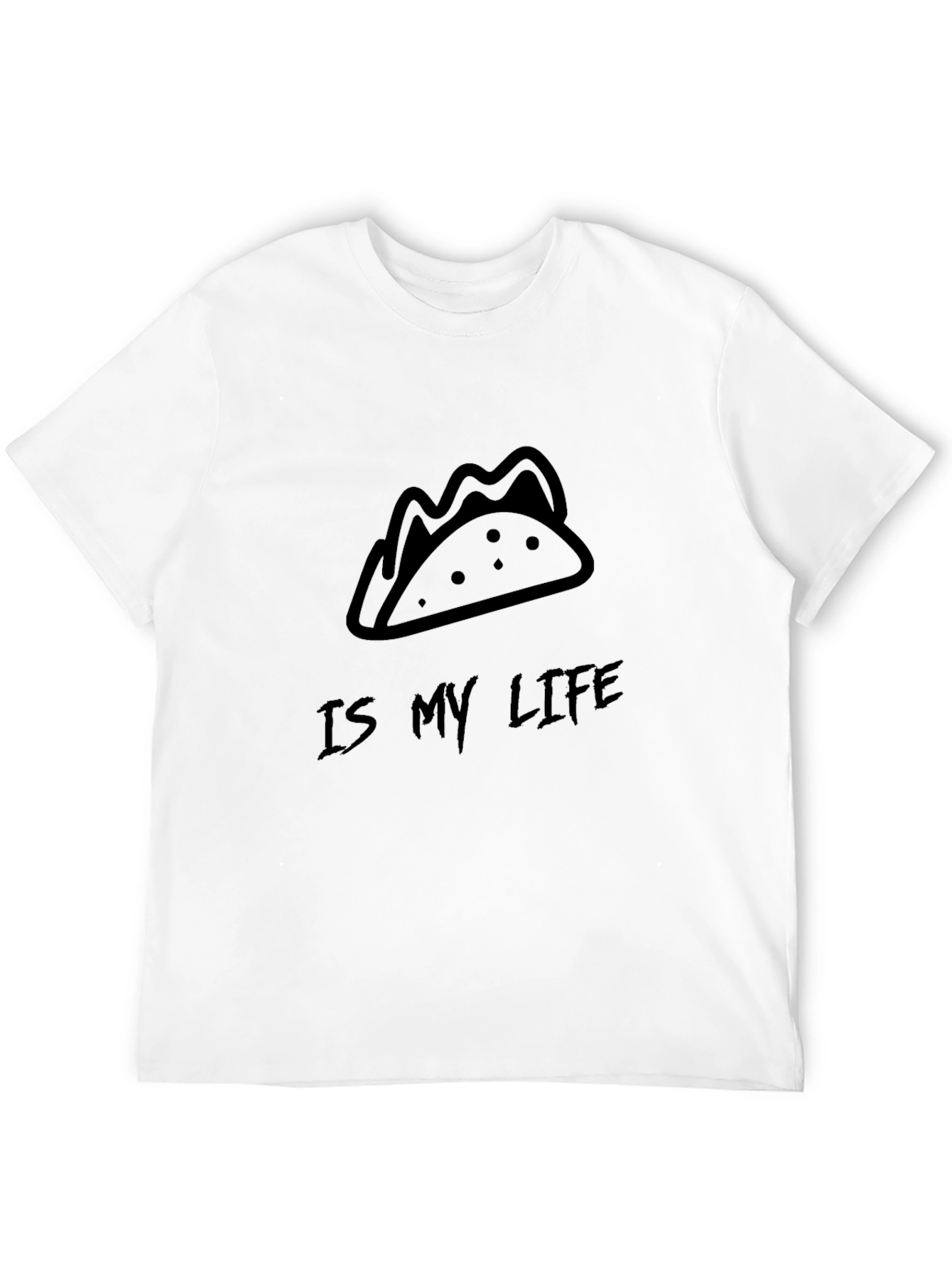 Taco Is My Life Black T-Shirt