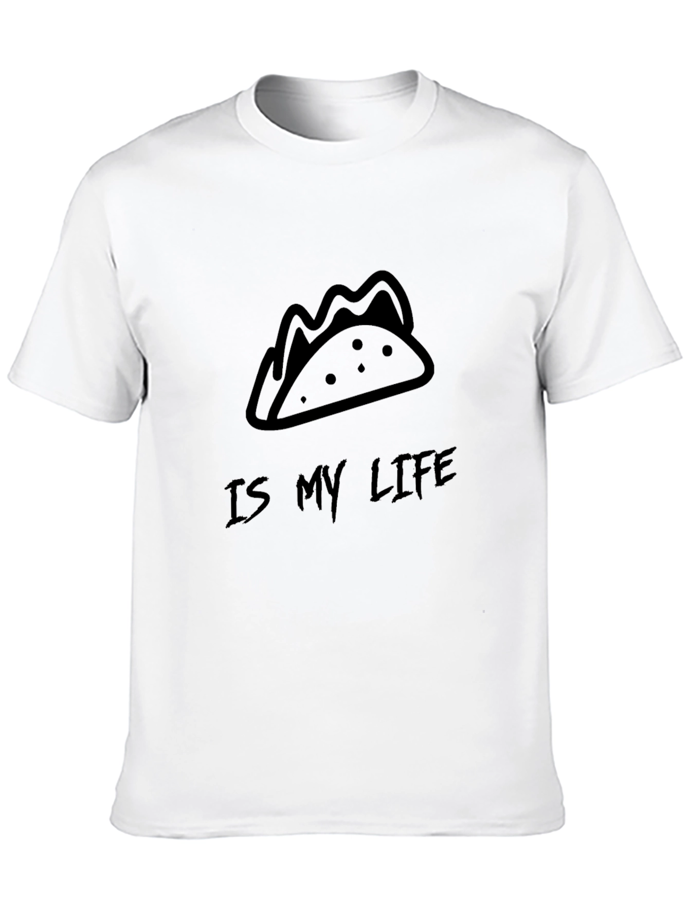 Taco Is My Life Black T-Shirt