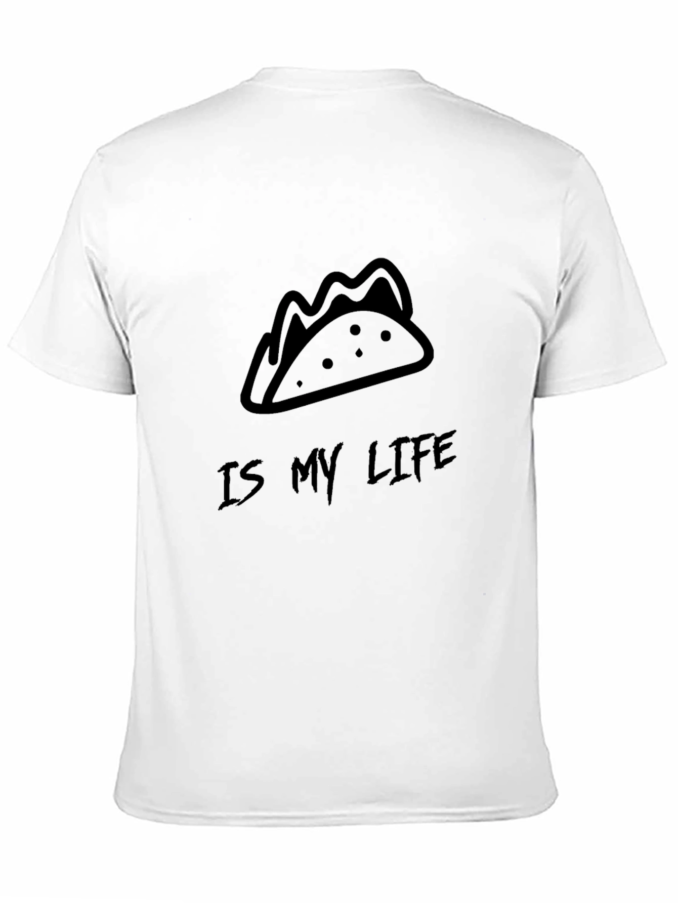 Taco Is My Life Black T-Shirt